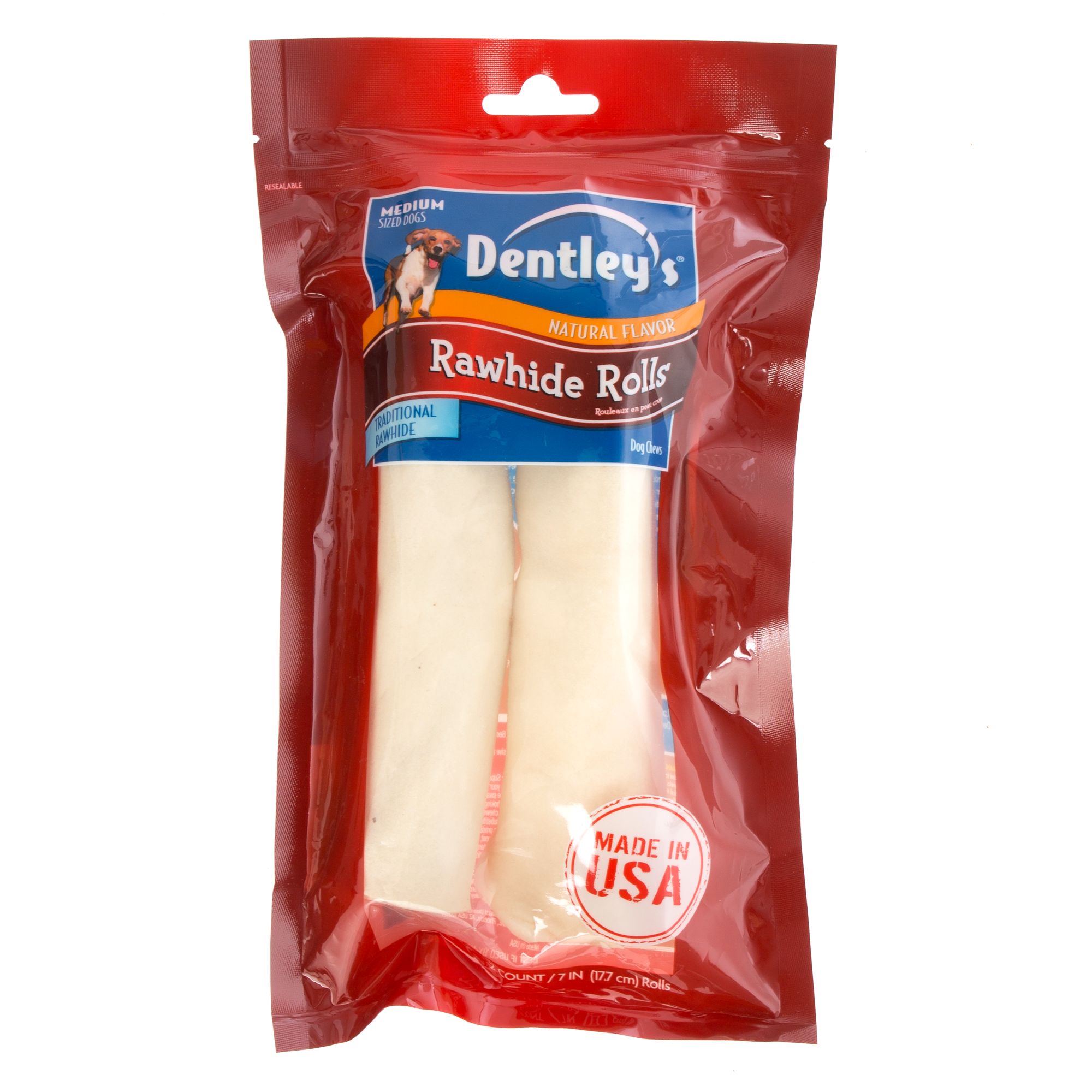 Dentley's® Rawhide Rolls Medium Dog Treat dog Bones & Rawhide PetSmart