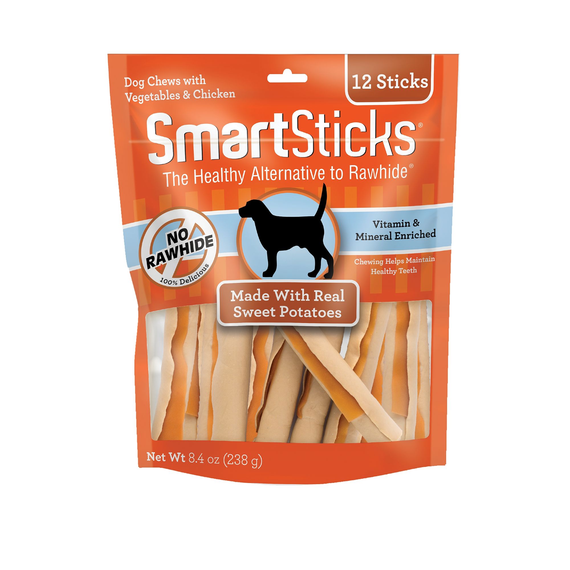 SmartSticks Chews Dog Treat Sweet Potato dog Bones & Rawhide PetSmart