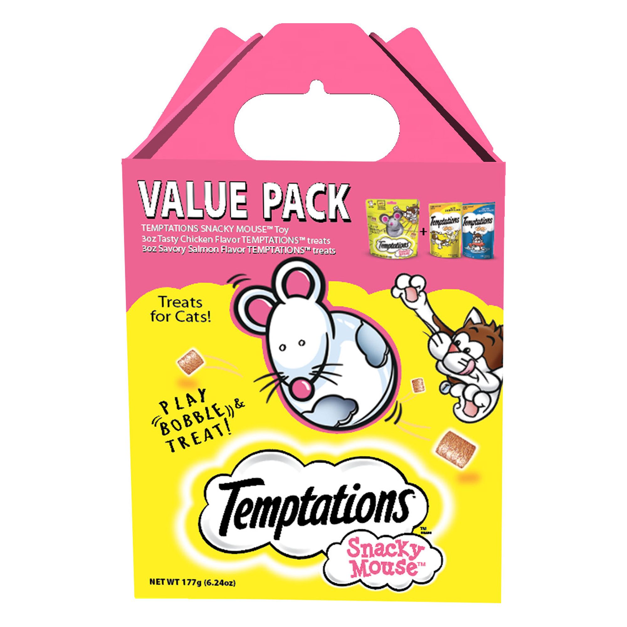 Temptations™ Snacky Mouse Toy & Cat Treat Value Pack cat Treats PetSmart