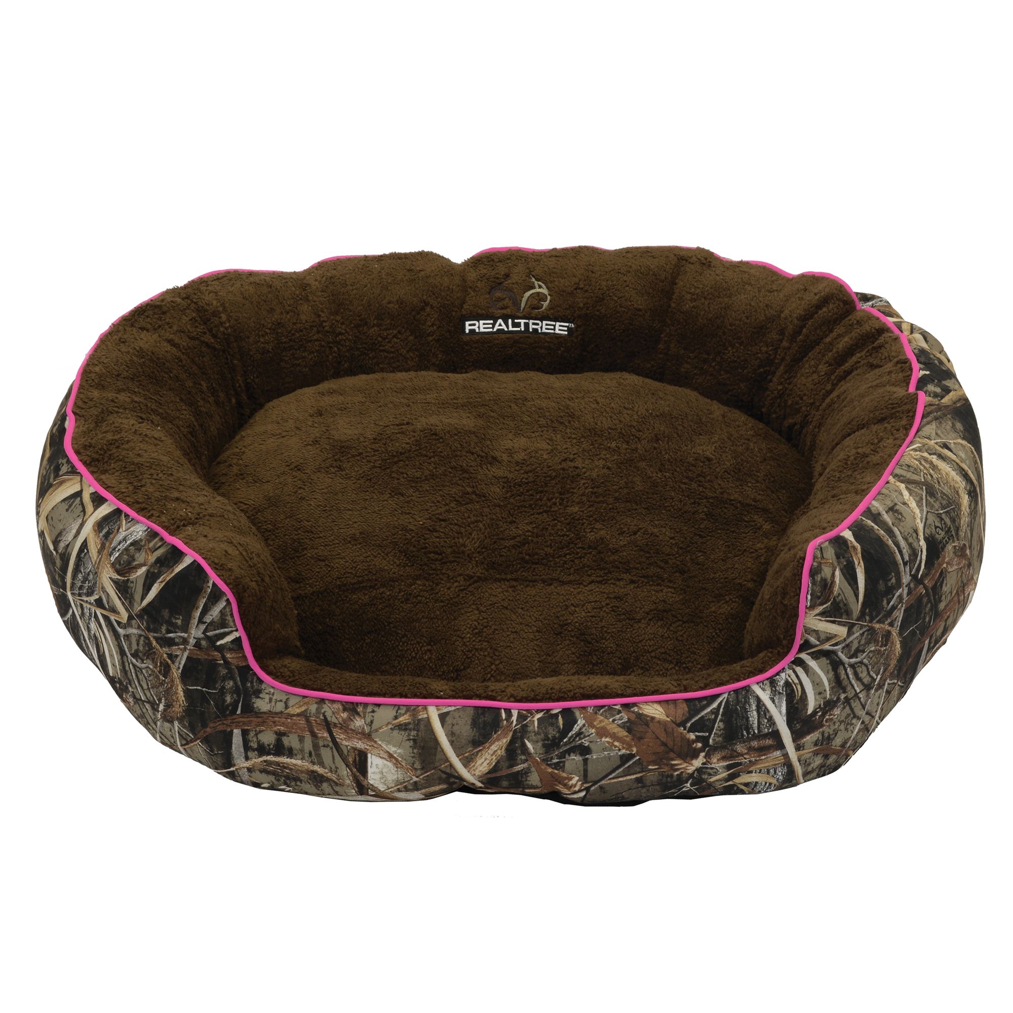 REALTREE® Camo Bolster Dog Bed dog Cuddler Beds PetSmart