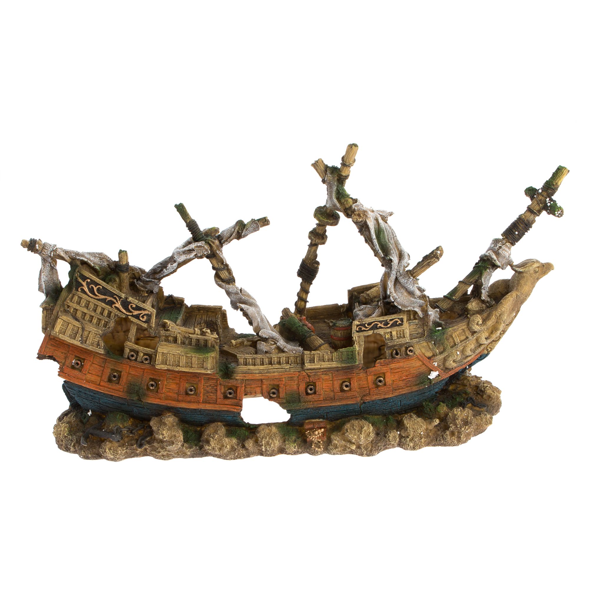 Top Fin® Ship Aquarium Ornament fish Ornaments PetSmart