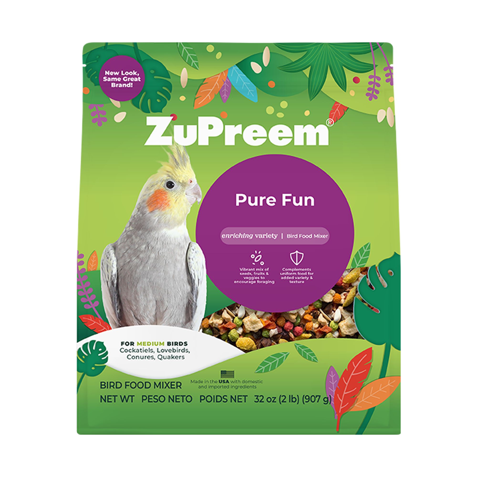 ZuPreem® Pure Fun Enriching Variety Mix Medium Bird Food