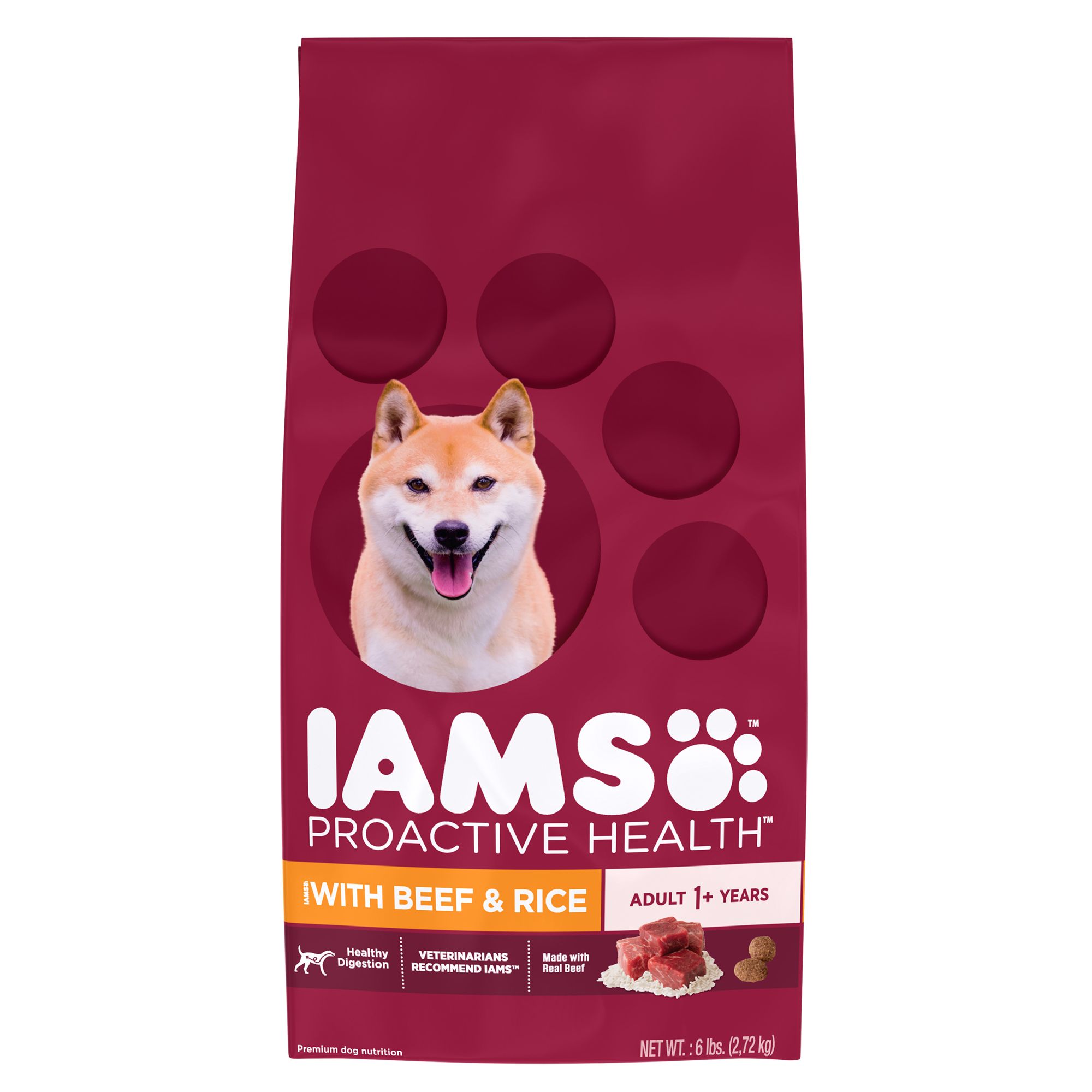 Iams® ProActive Health™ Adult Dog Food Beef & Rice dog Dry Food PetSmart