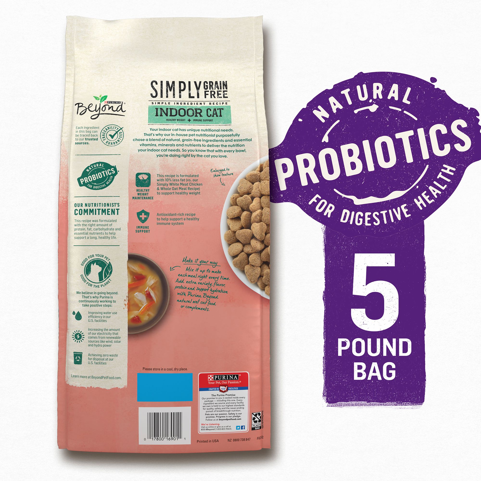 Purina Beyond Indoor Grain Free Natural Dry Cat Food