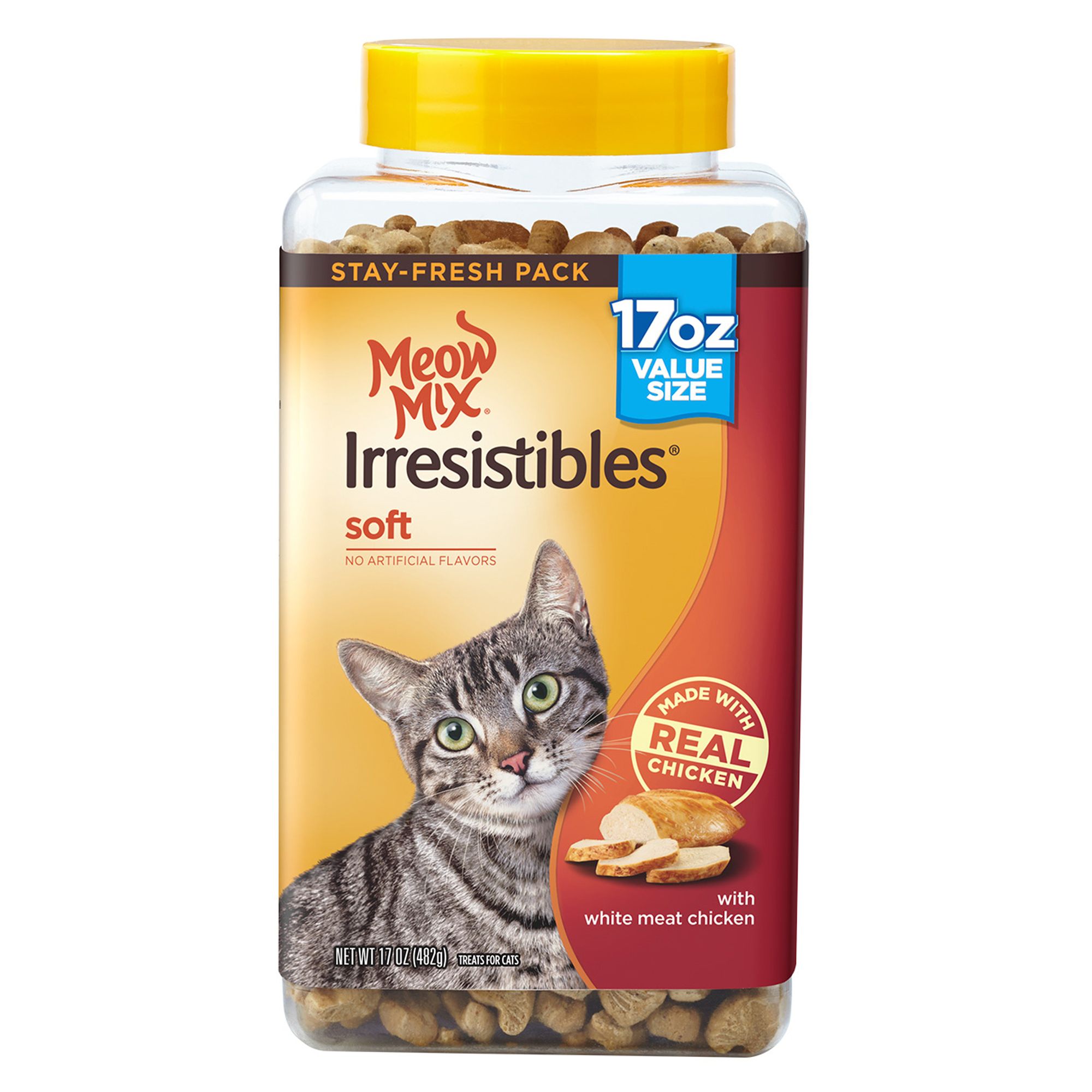 Meow Mix® Irresistibles Soft Cat Treat Chicken cat Treats PetSmart