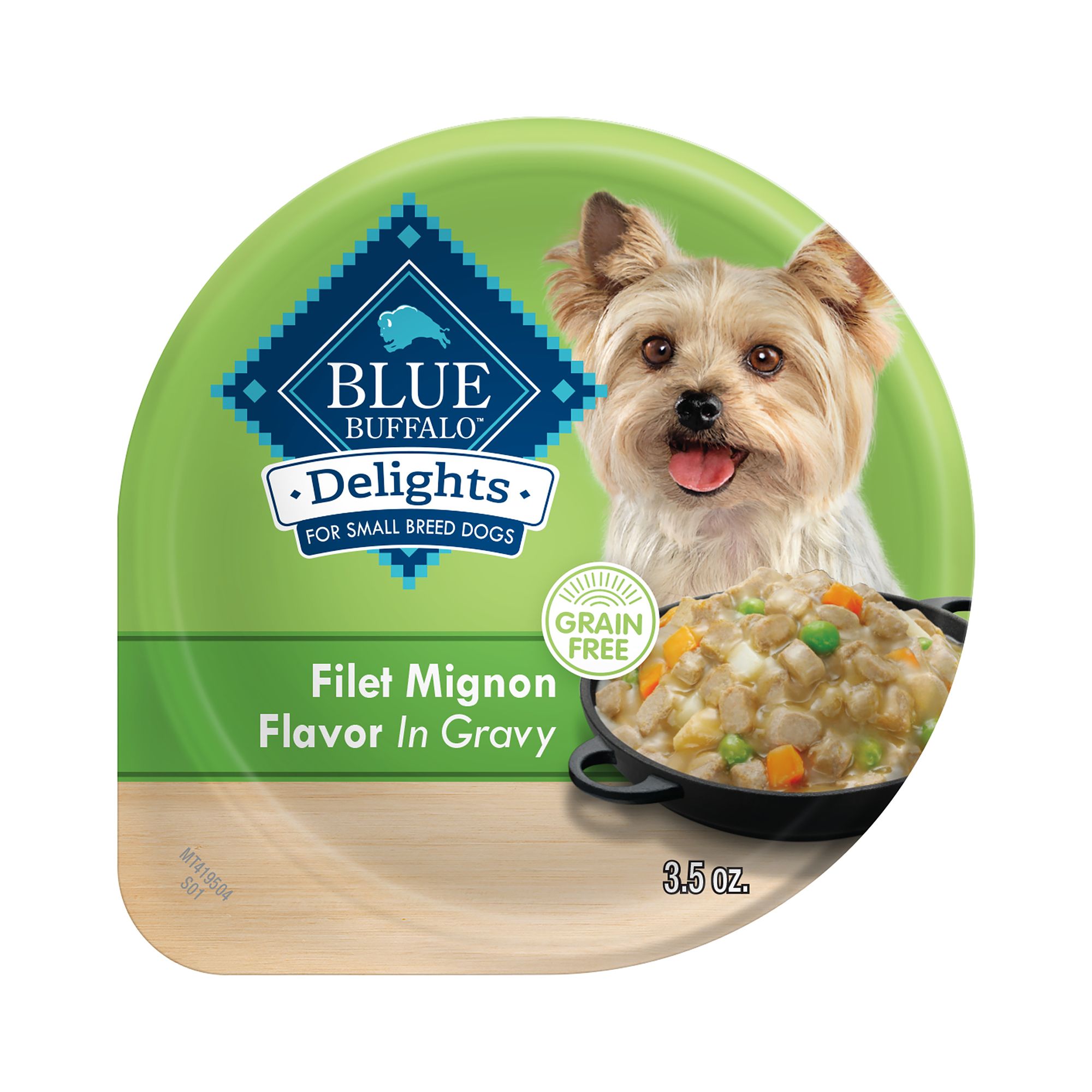 Blue Buffalo® Divine Delights Small Breed Adult Wet Dog Food Natural, 3.5 Oz. dog Canned