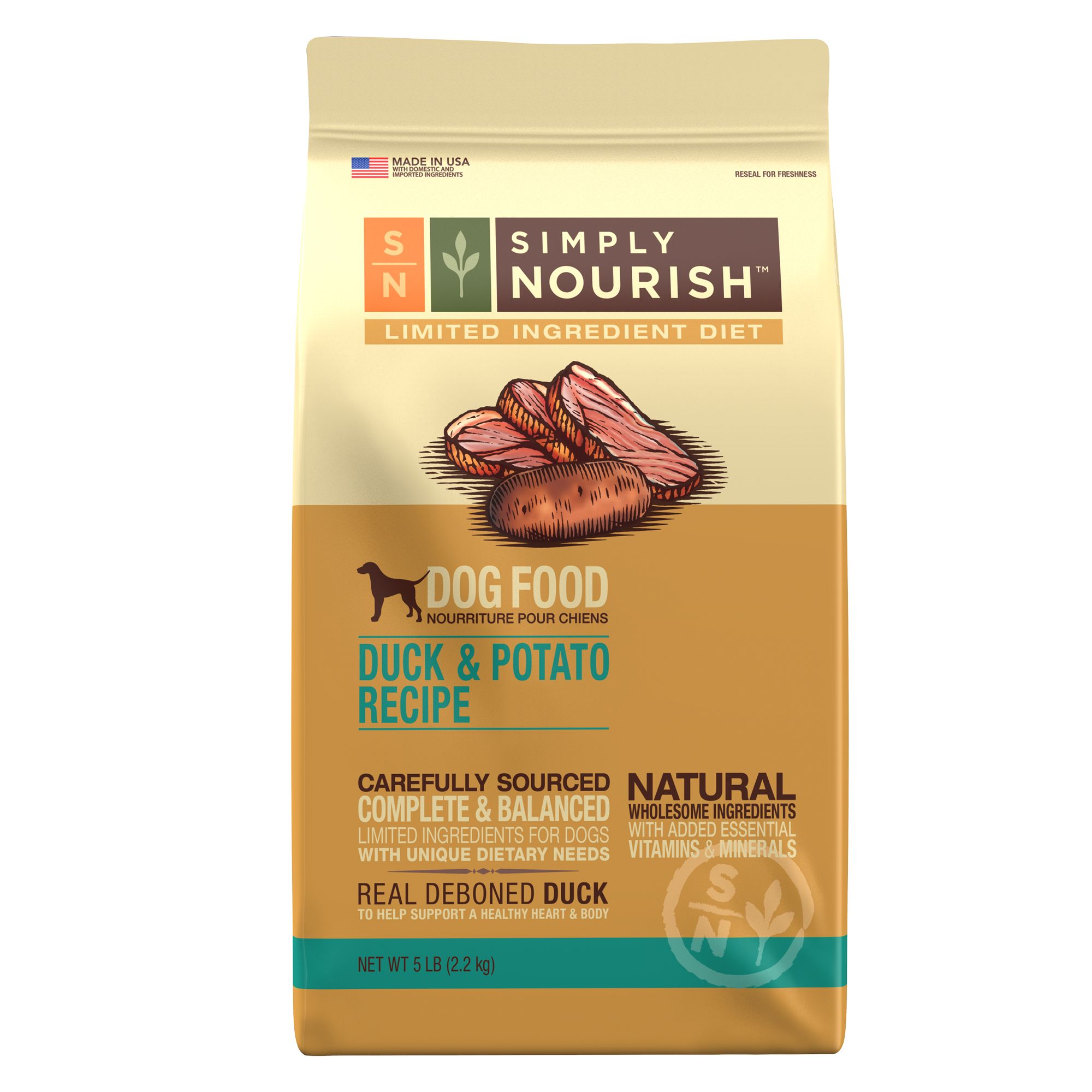 Simply Nourish® Limited Ingredient Diet Dry Dog Food Natural, Duck