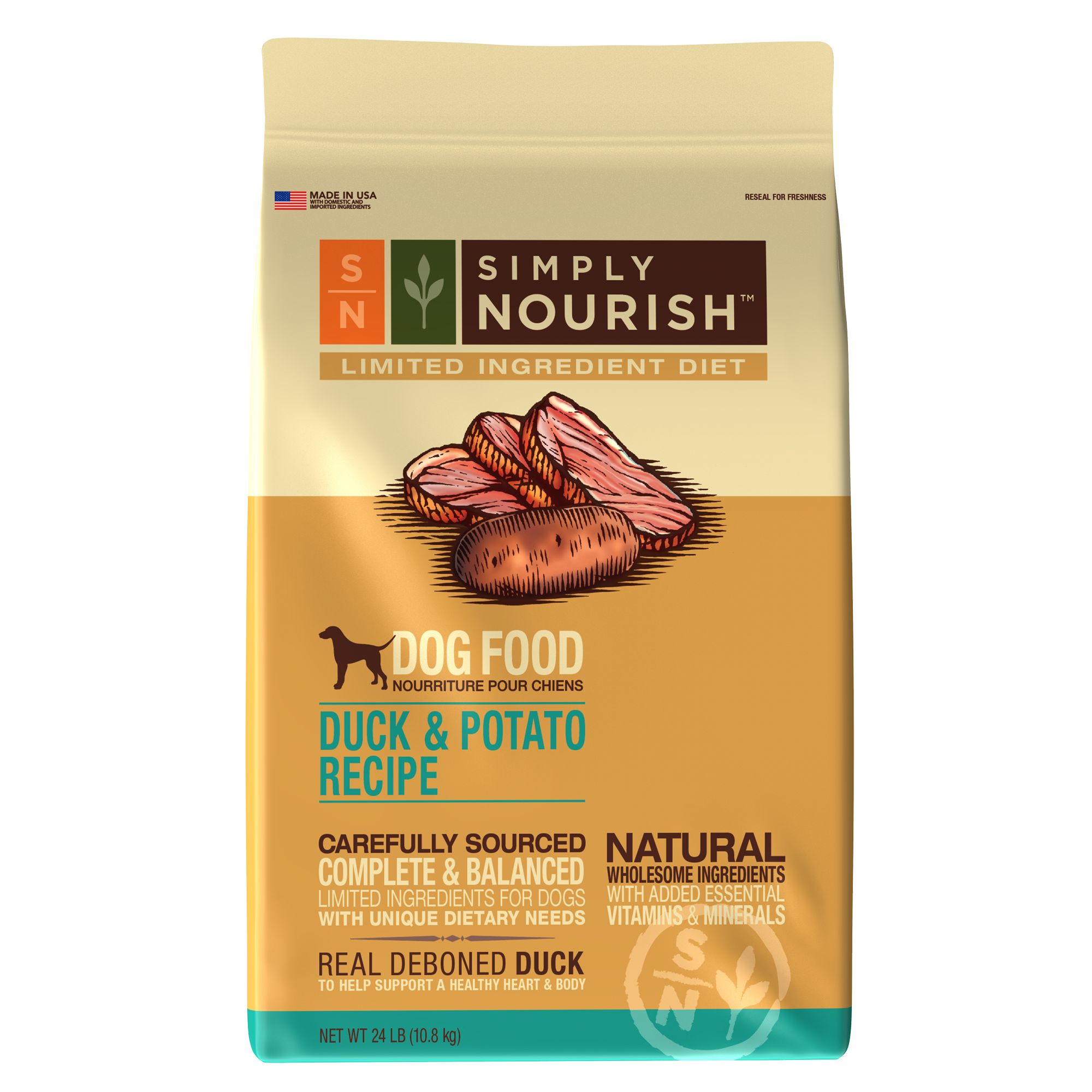Simply Nourish™ Limited Ingredient Diet Dog Food Natural, Duck
