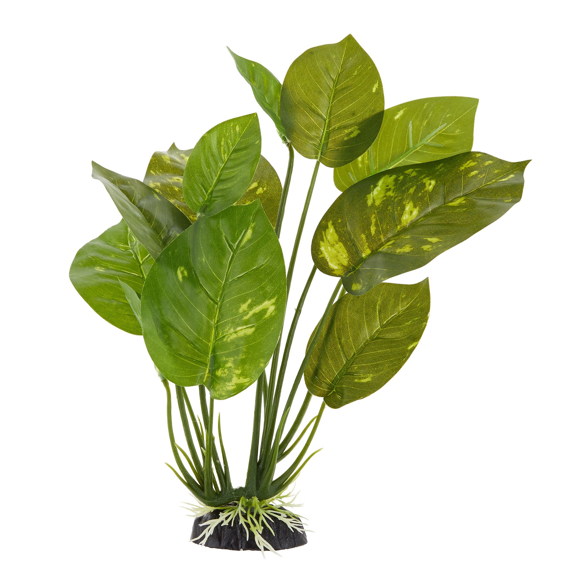 Top Fin® Artificial Large Leaf Aquarium Plant 12" fish Artificial