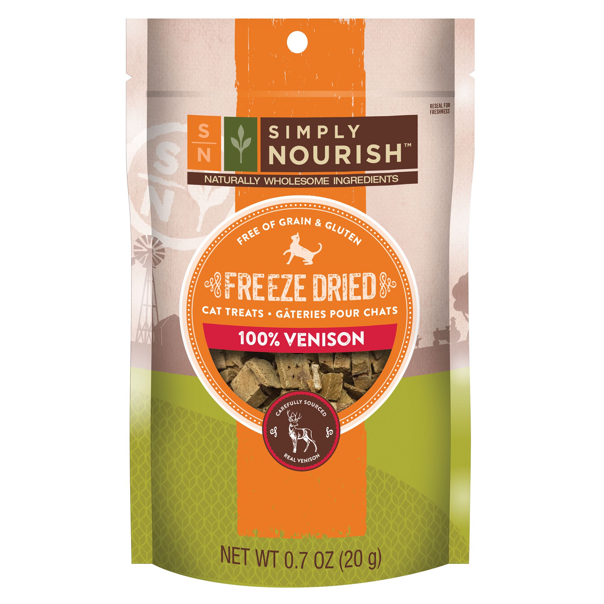 Simply Nourish™ Freeze Dried Venison Liver Cat Treat Natural cat