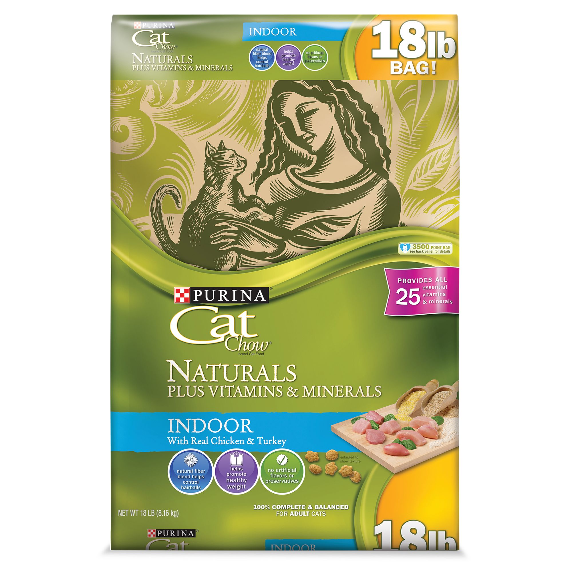 Purina® Cat Chow® Naturals Indoor Adult Cat Food Chicken & Turkey