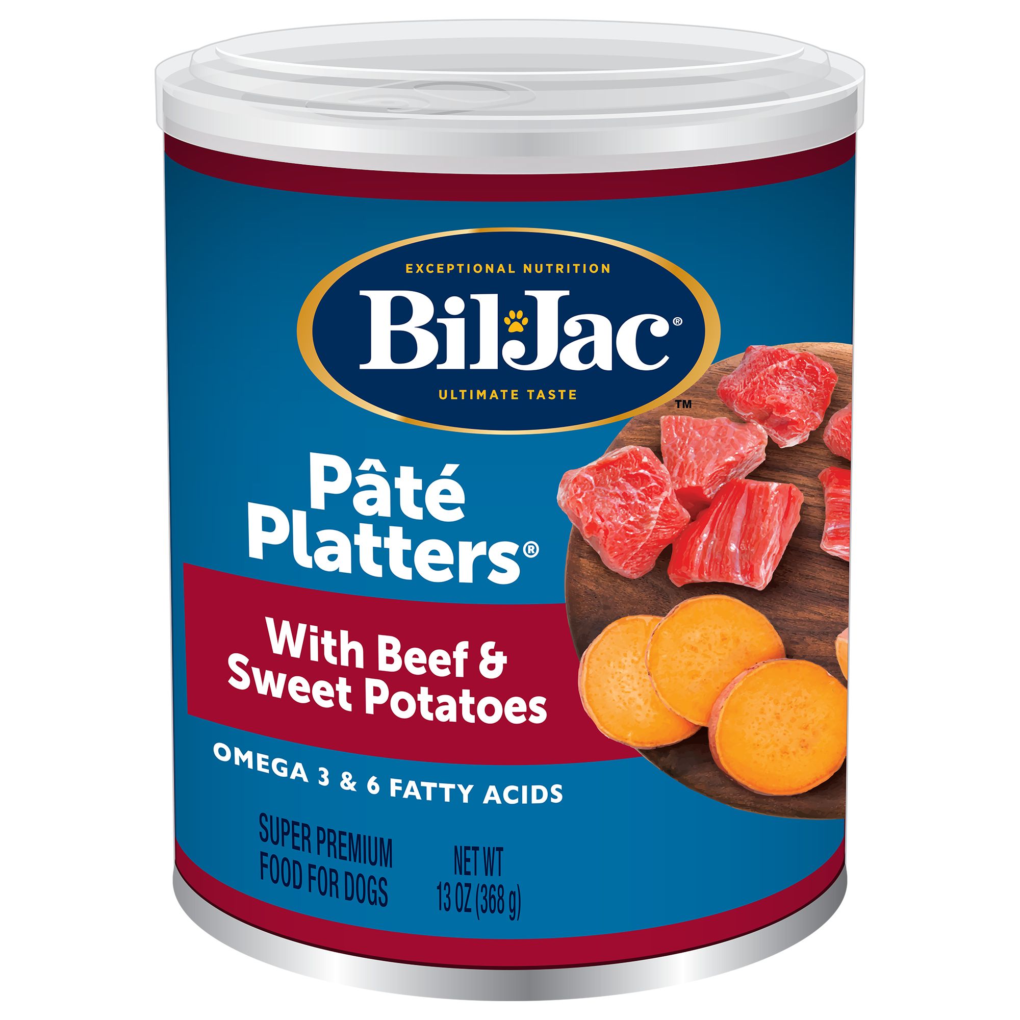 BilJac® Pate Platters Adult Wet Dog Food Grain Free, Gluten Free, 13 Oz.