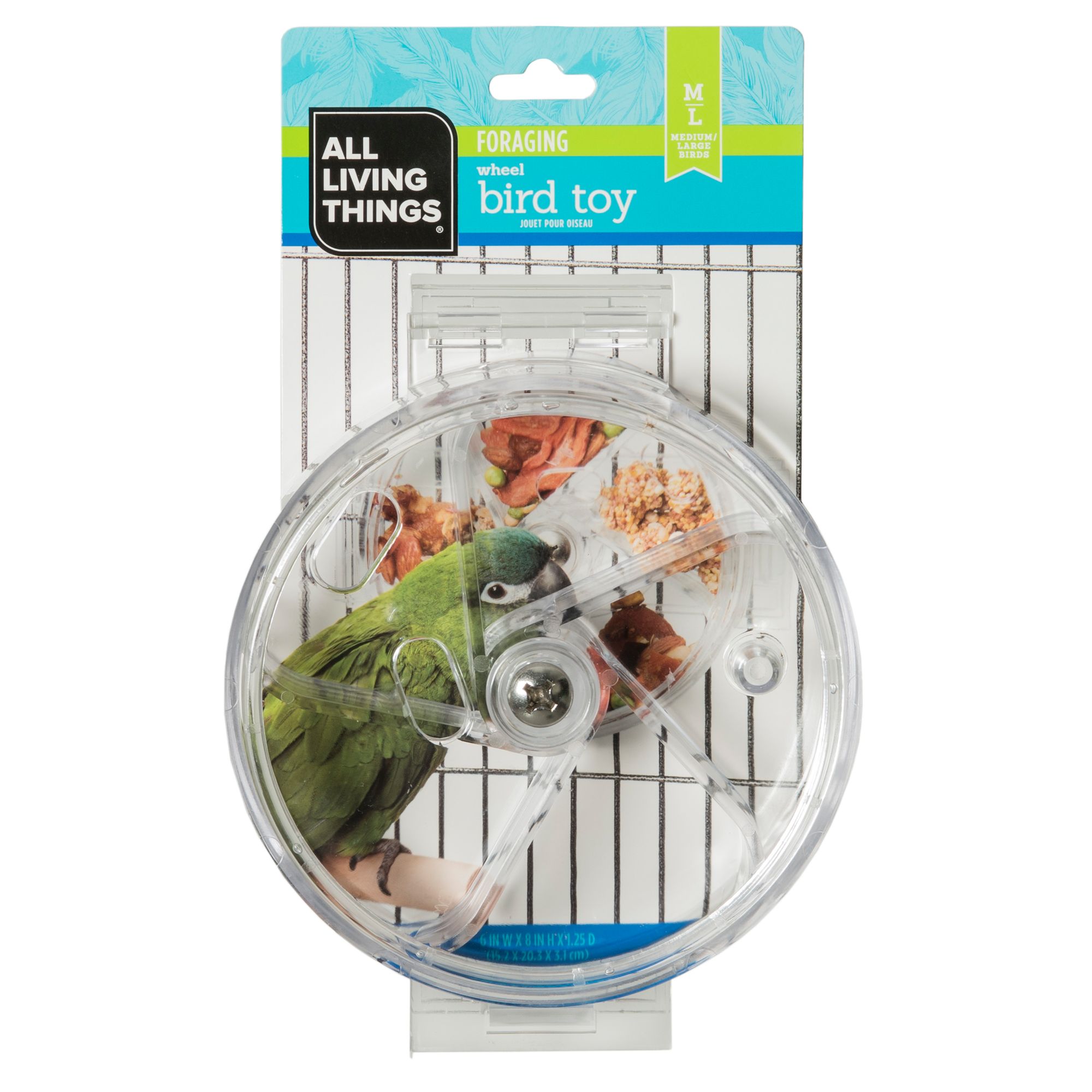 All Living Things® Forage Wheel Bird Toy bird Toys PetSmart