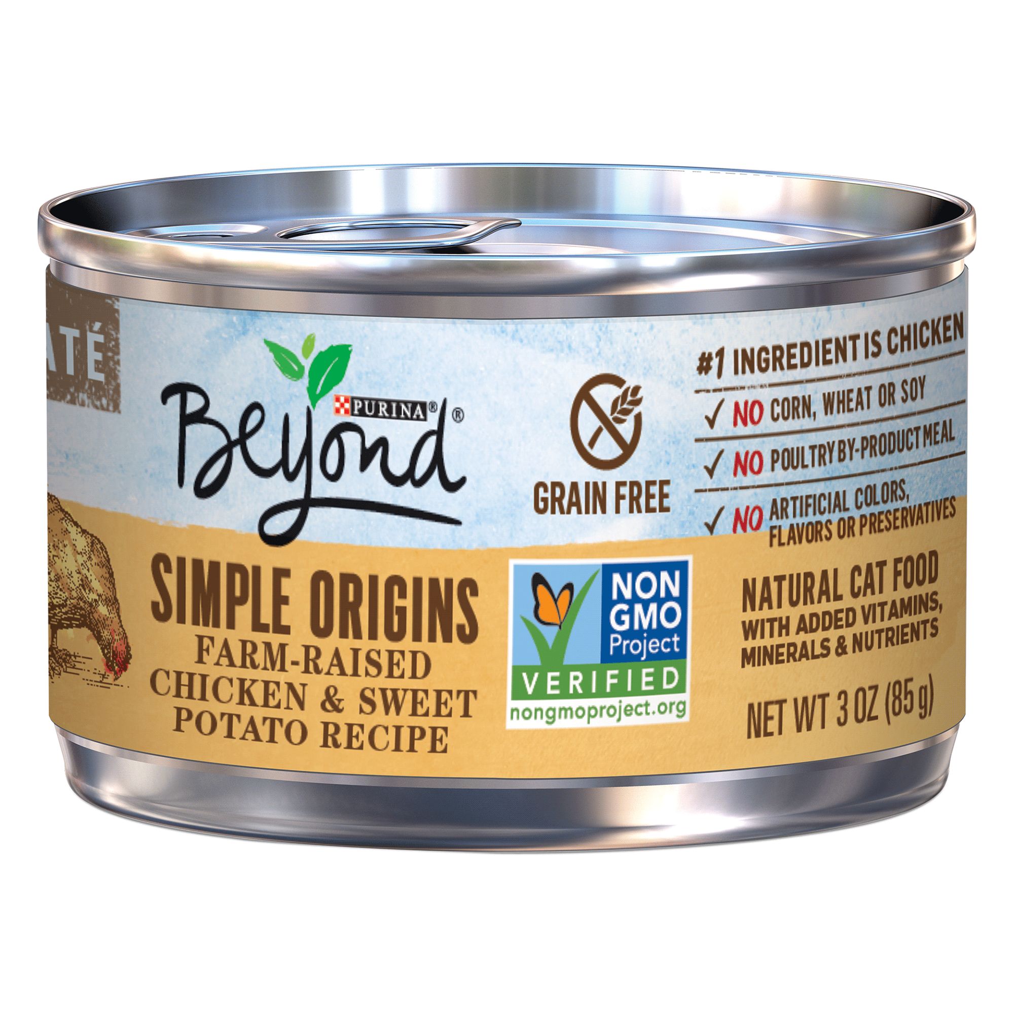 Purina® Beyond Simple Origins Cat Food Natural, Grain Free, Chicken