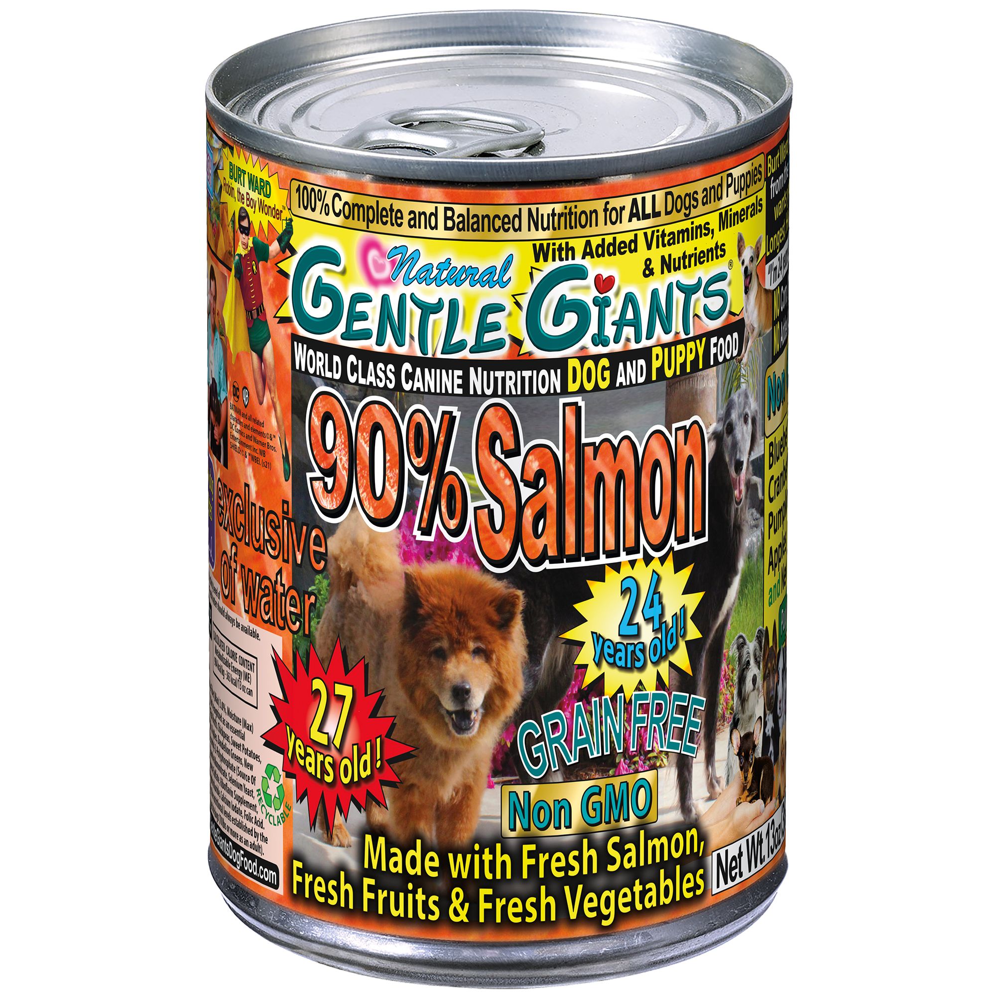 Gentle Giants Dog Food Natural, Salmon dog Canned Food PetSmart