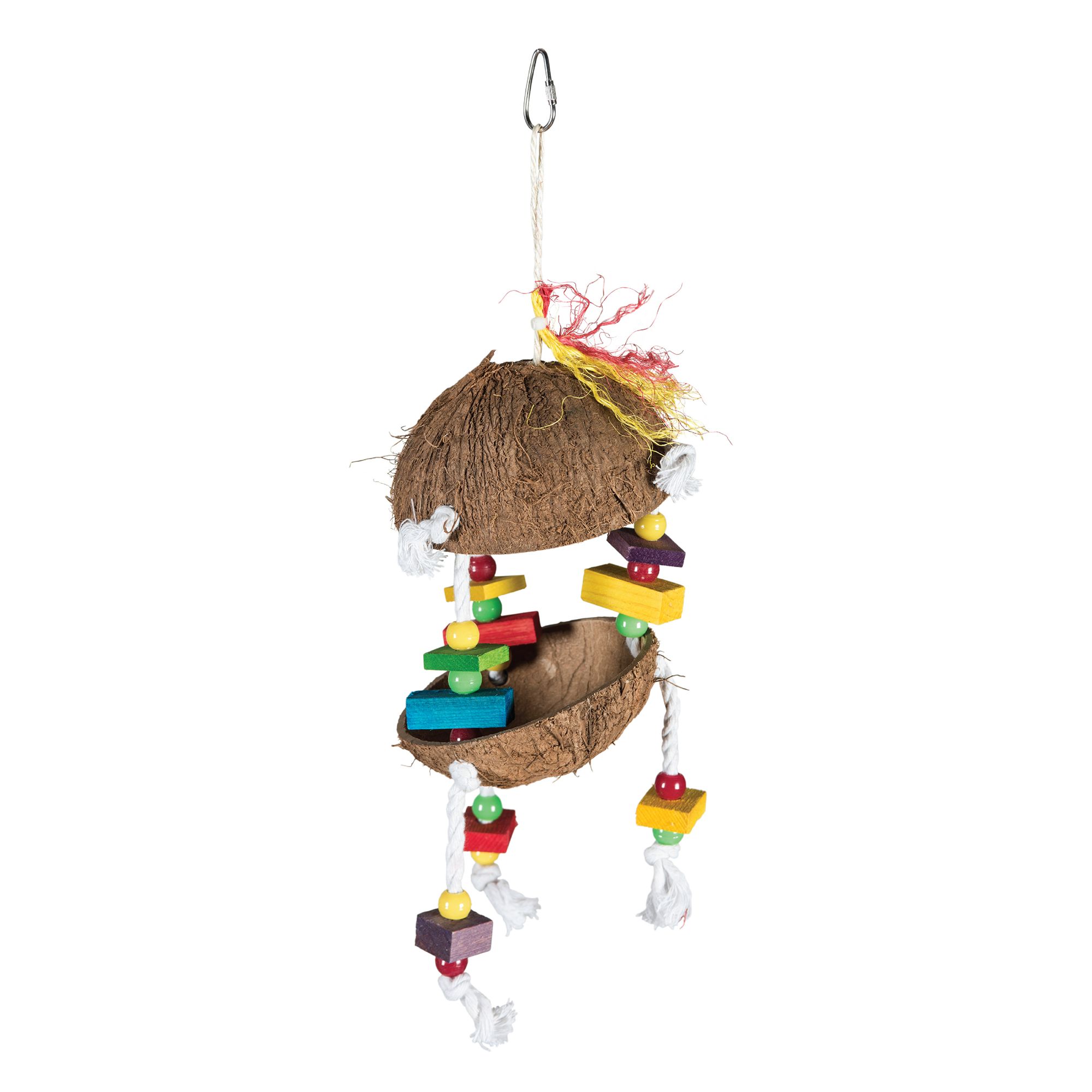 All Living Things® Coconut Hut Bird Toy bird Toys PetSmart