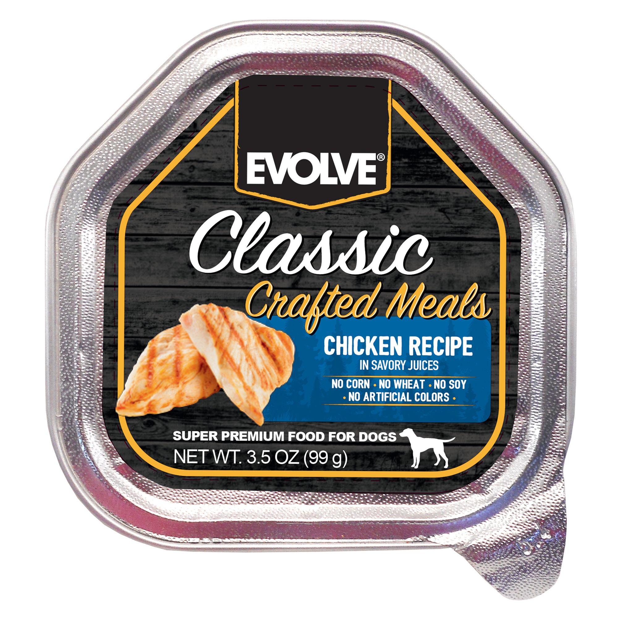 Evolve® Classic Crafted Meals Dog Food Chicken dog Canned Food