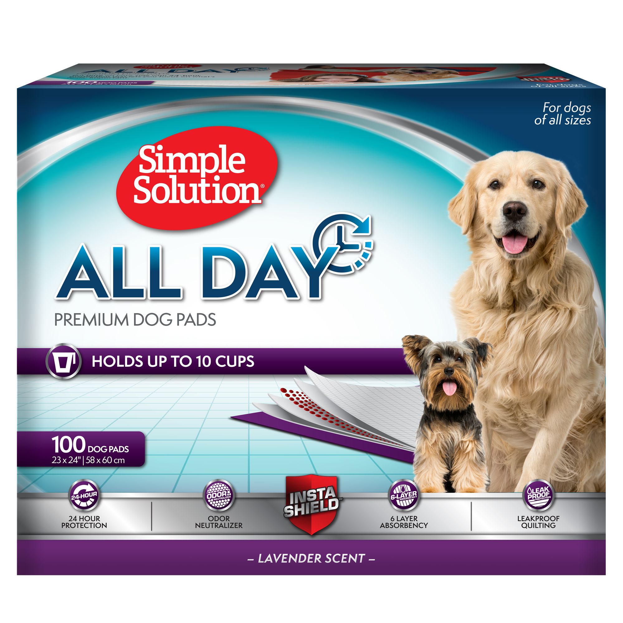 Simple Solution® All Day Dog Pads dog Potty Training PetSmart