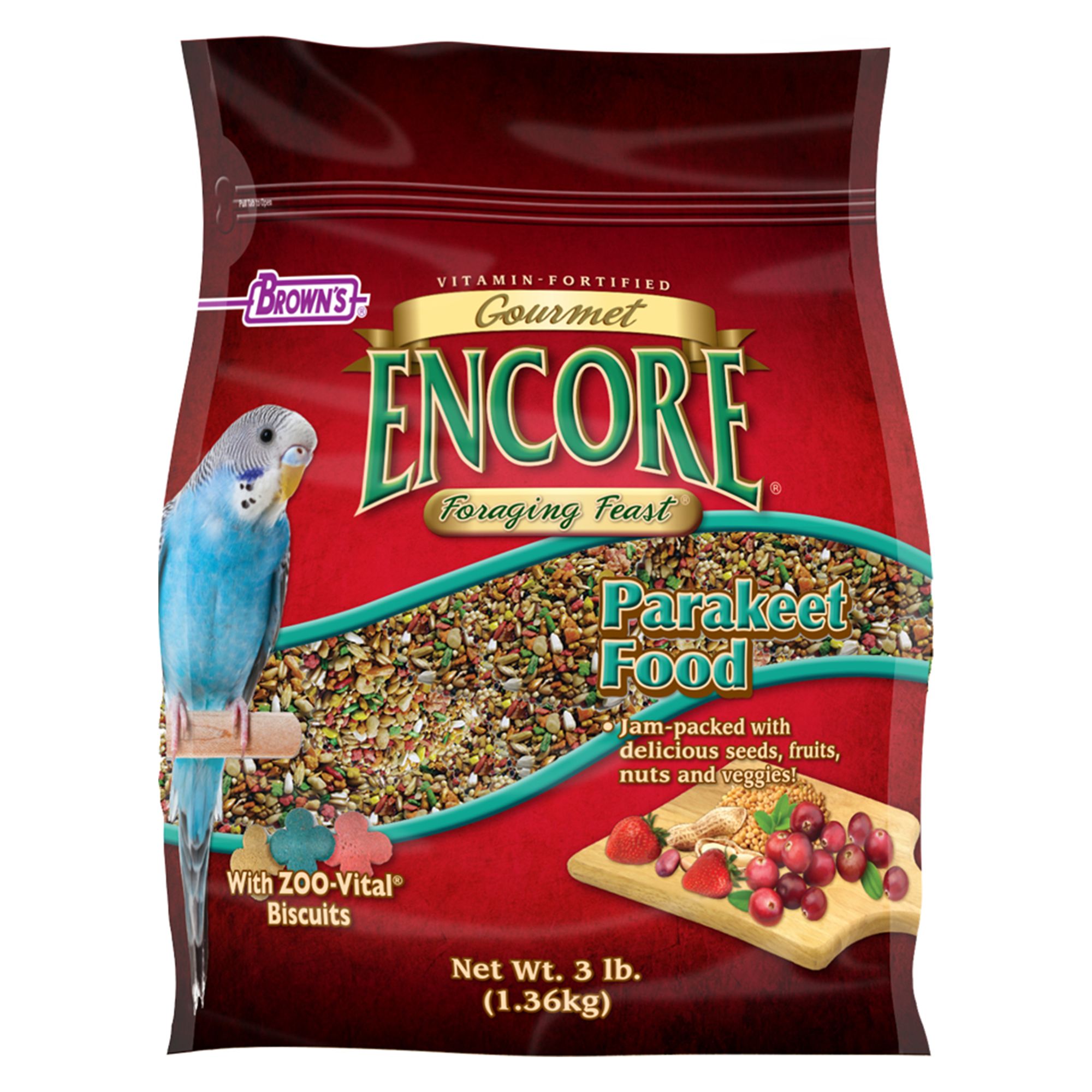 Brown's® Encore® Foraging Feast Parakeets Food bird Pet Bird Food