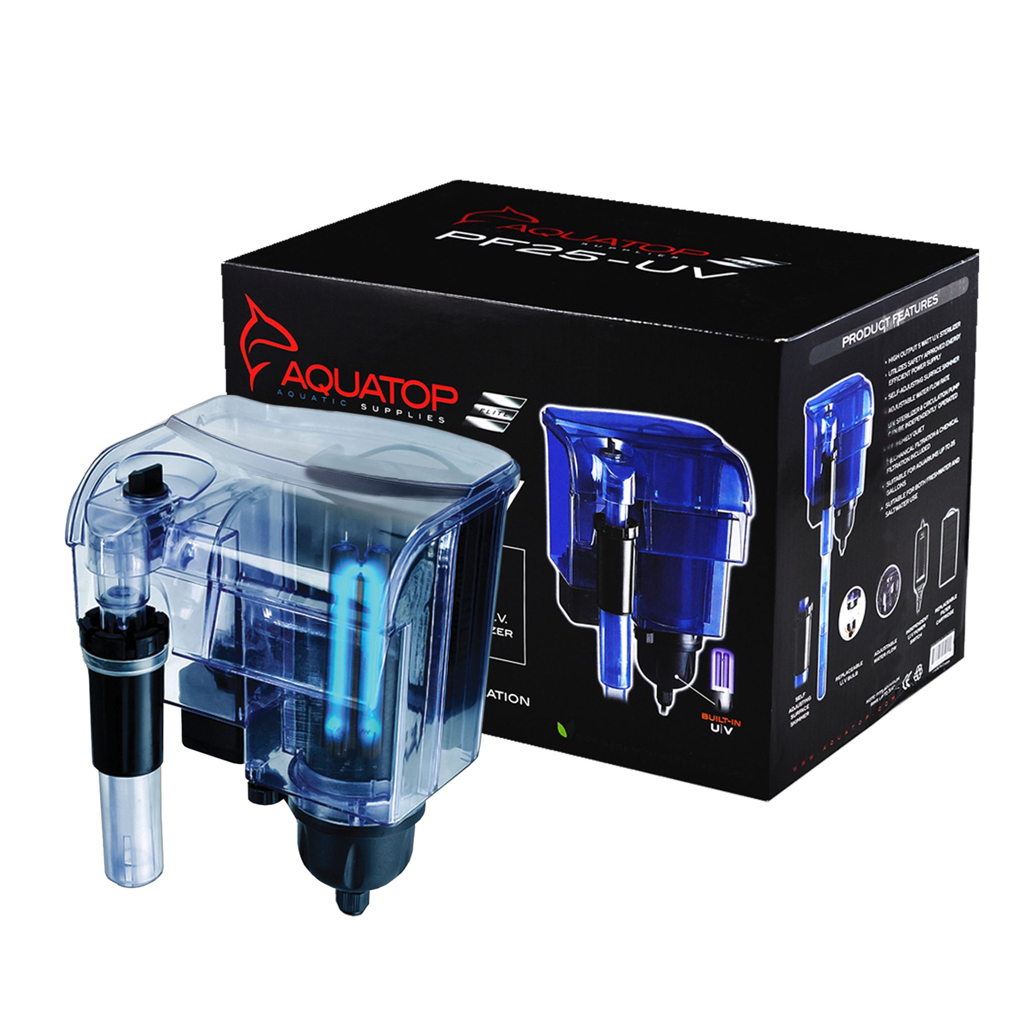 Aquatop PFUV15 Power Filter fish Filters PetSmart