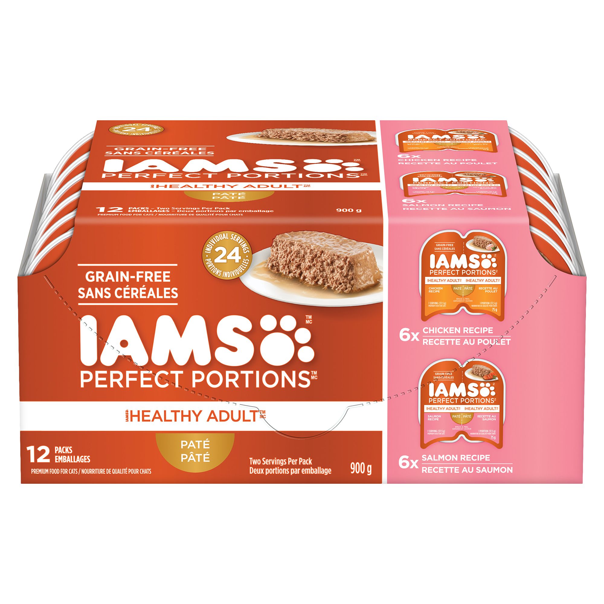 Iams® Perfect Portions Healthy Adult Cat Food Grain Free, Multipack