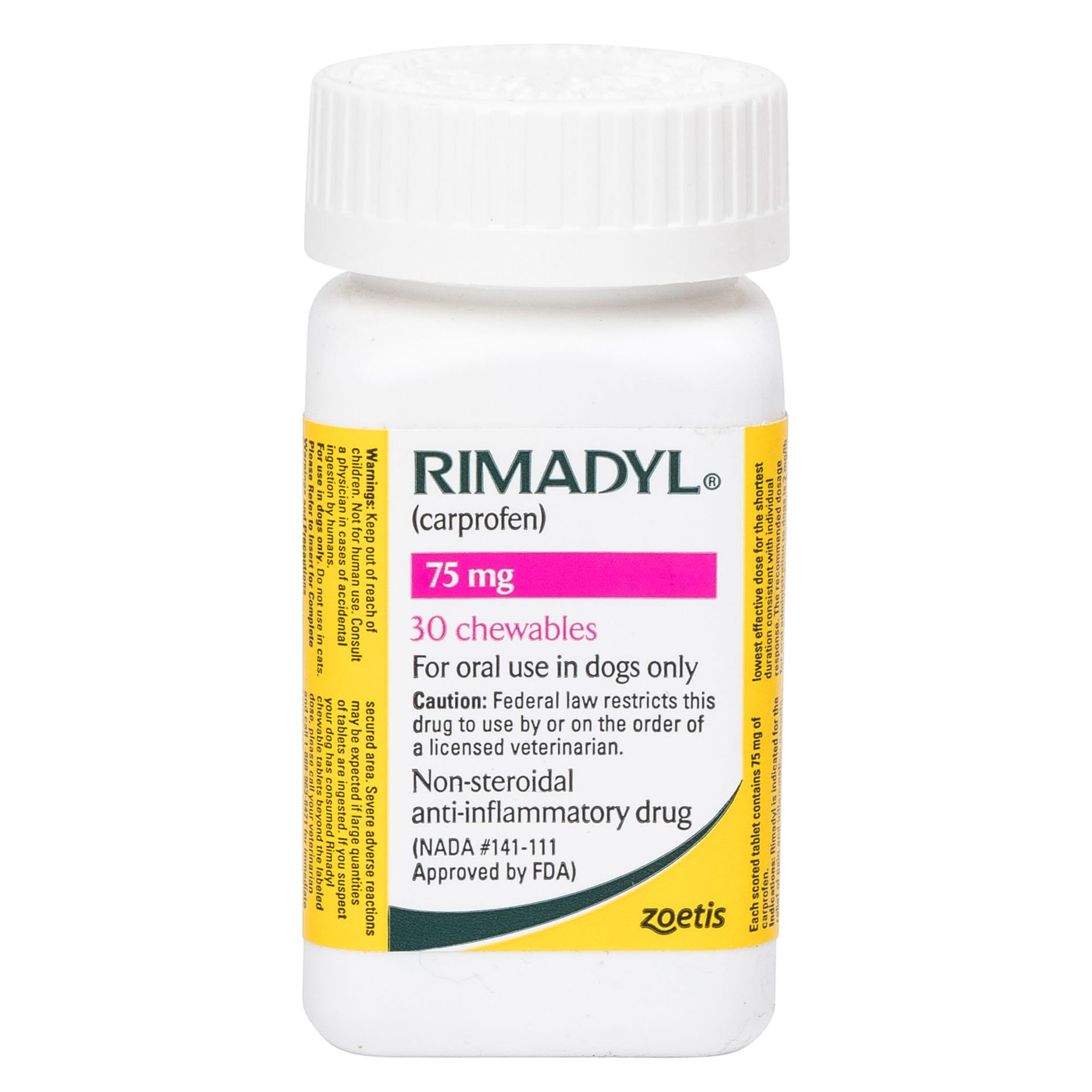 Rimadyl Pain and Arthritis Chewable Tablet dog RX Medication PetSmart