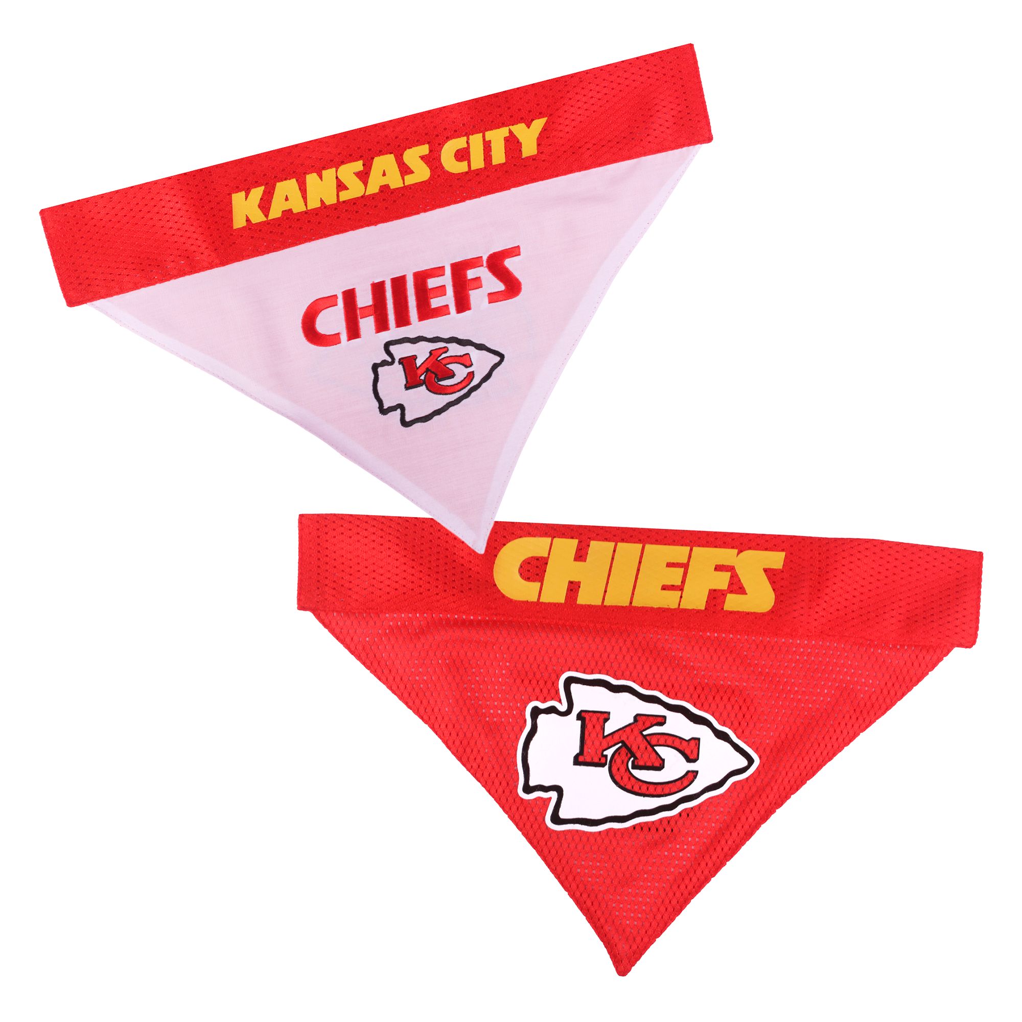 Kansas City Chiefs NFL Reversible Pet Bandana dog Jerseys & Team