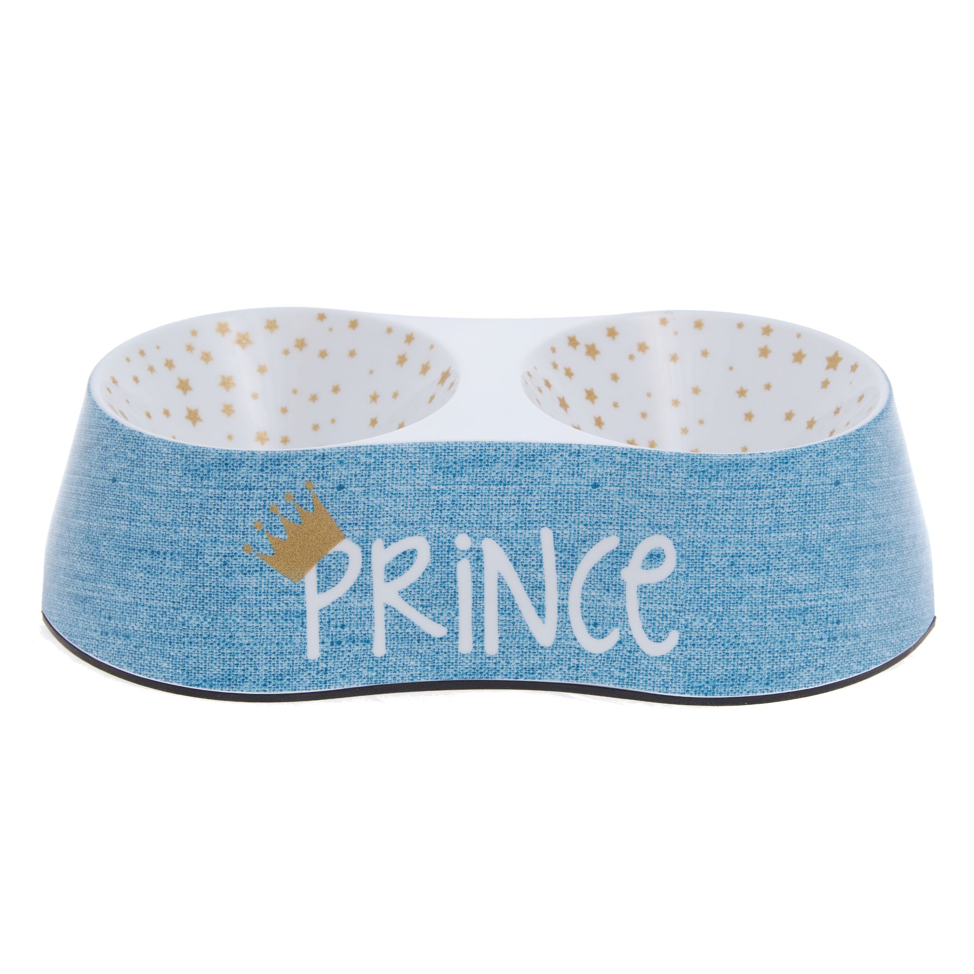 Top Paw® Puppy Prince Double Diner Dog Bowl dog Food & Water Bowls