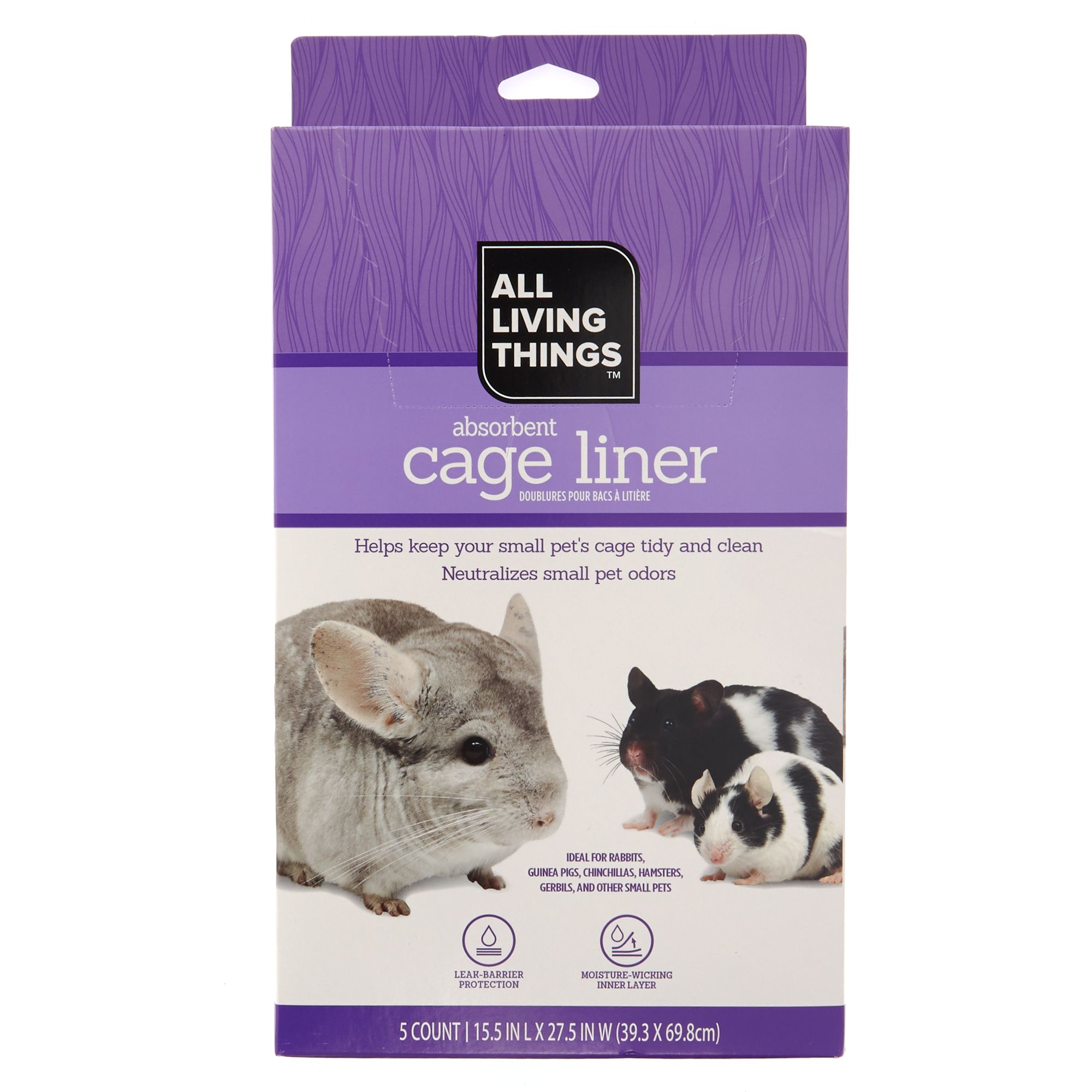 All Living Things® Absorbent Small Pet Cage Liner PetSmart