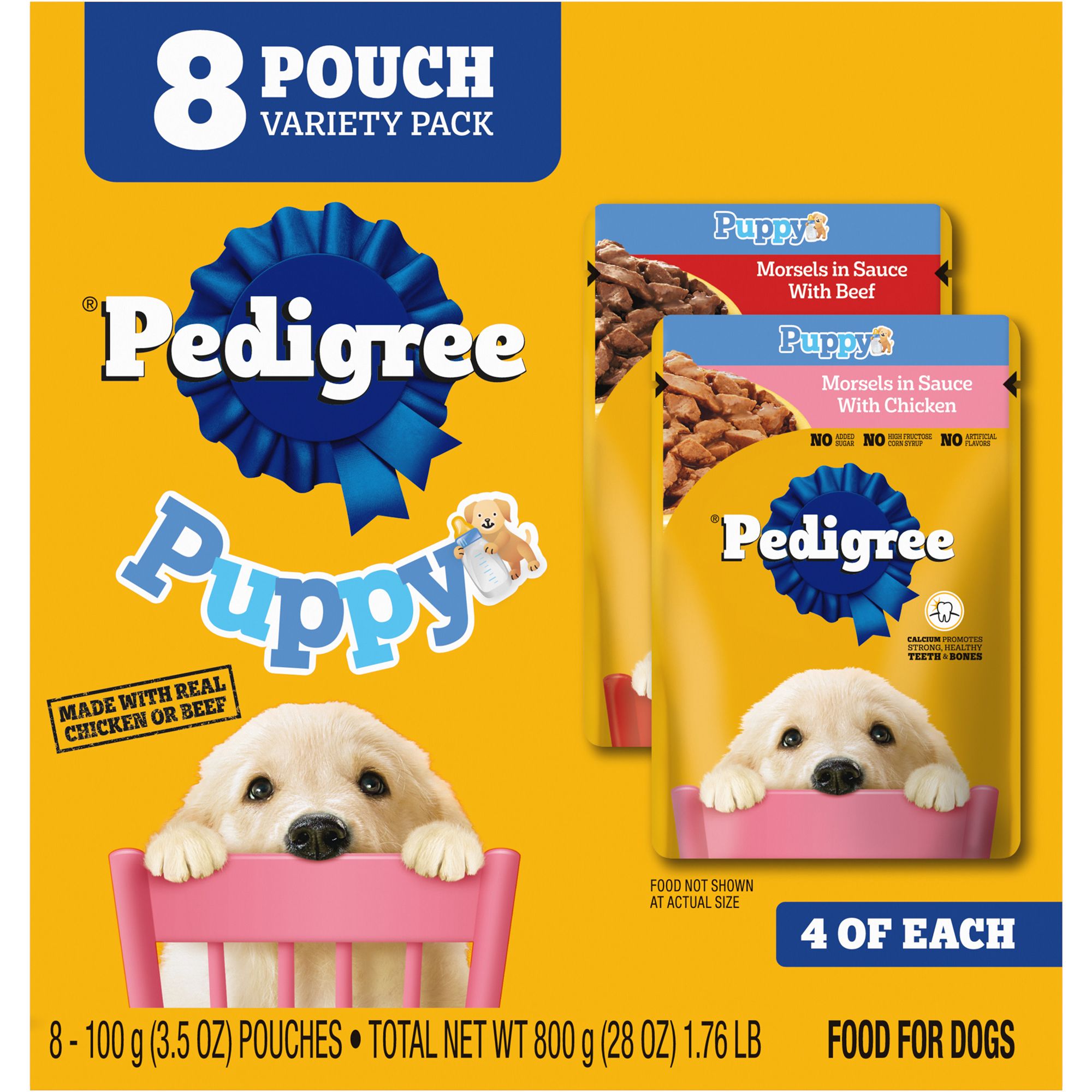 Pedigree® Puppy Food Variety Pack, 8ct dog Canned Food PetSmart