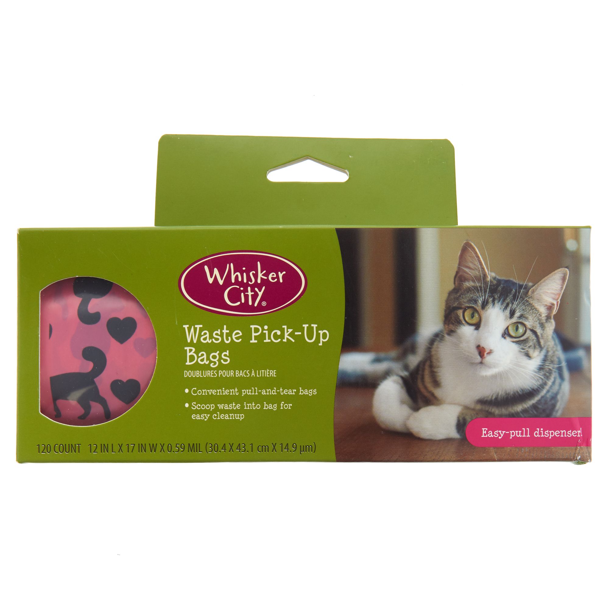 Whisker City® Tear 'N Go Waste PickUp Bags cat Waste Disposal PetSmart