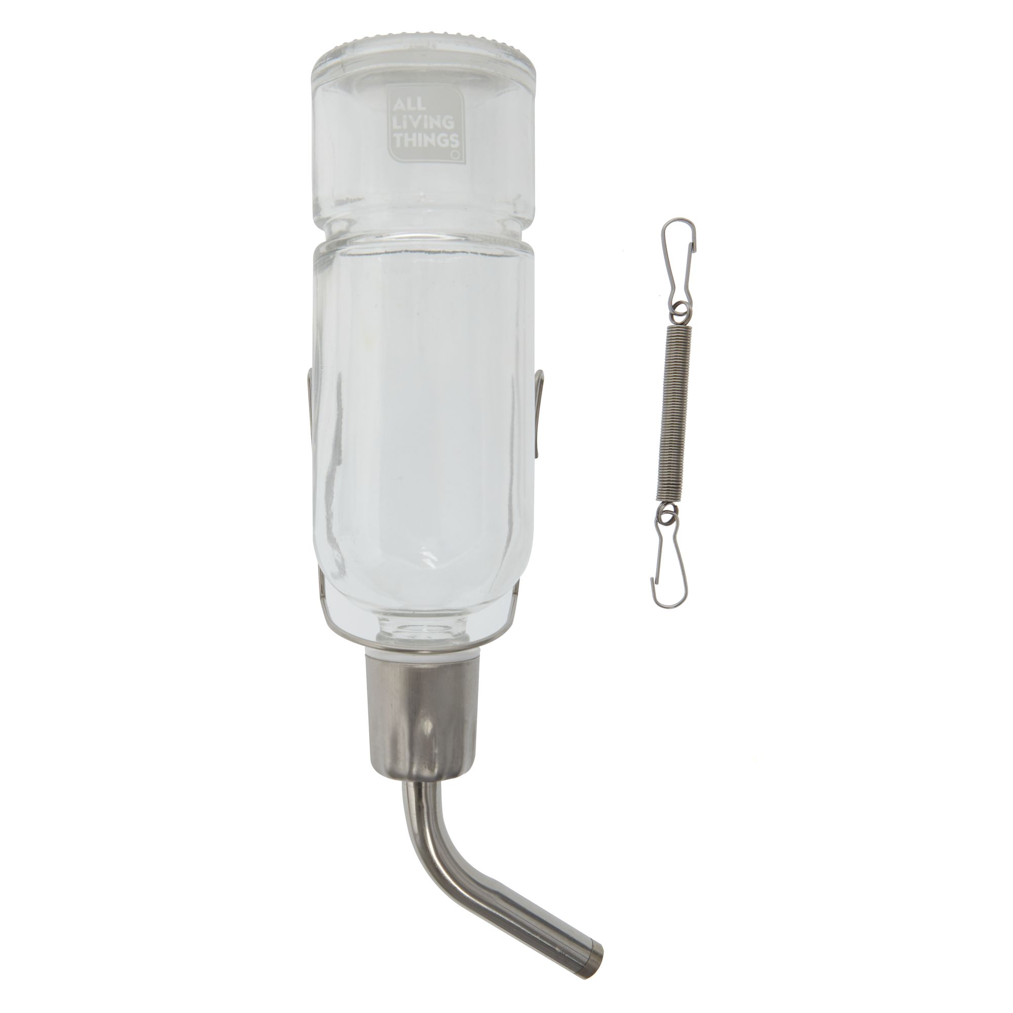 All Living Things® Small Pet Glass Water Bottle small pet Feeders