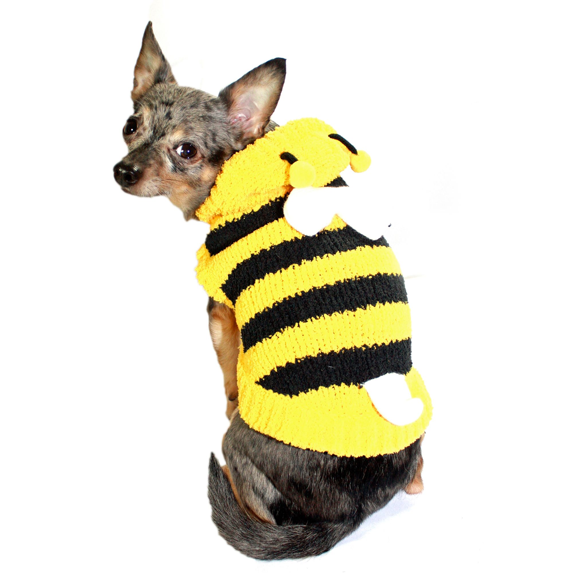Hip Doggie Bumble Bee Dog Sweater dog Sweaters PetSmart