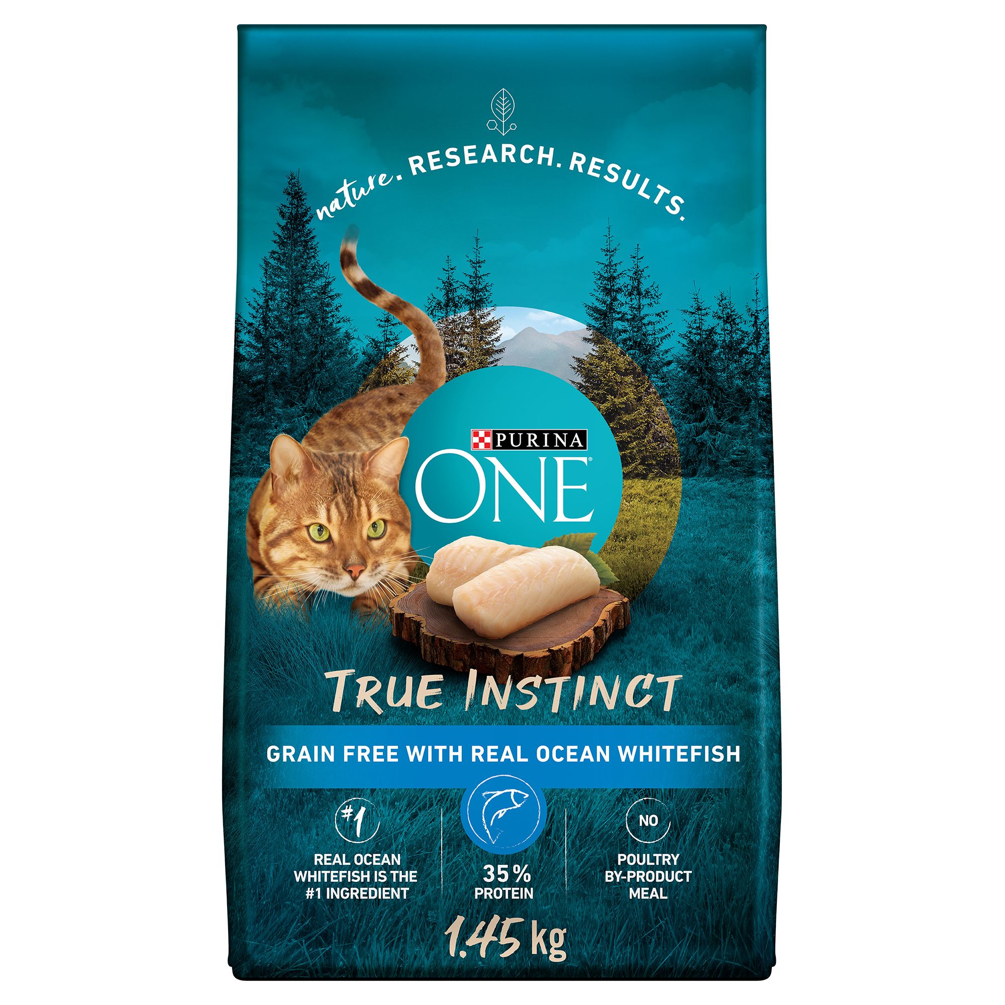 Purina ONE Natural, High Protein, Grain Free Dry Cat Food,