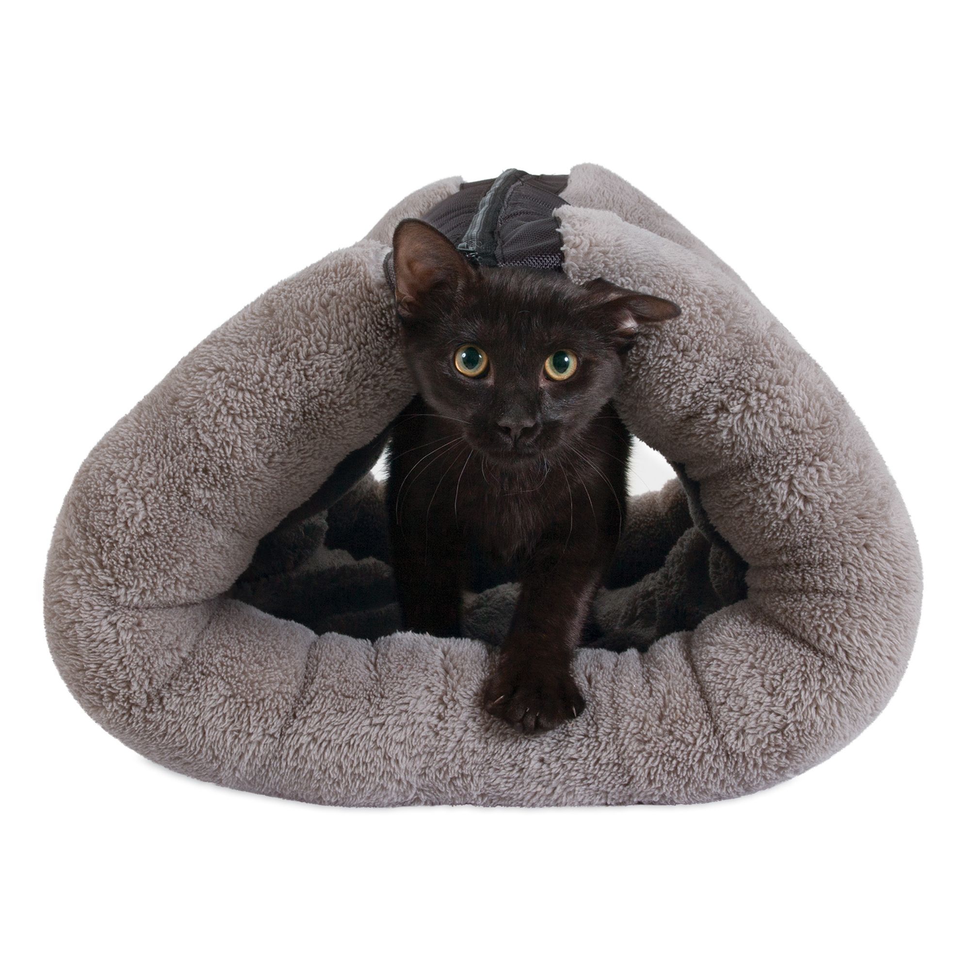 Jackson Galaxy® Zip Cat Mat Tunnel Bed Cuddler Cat Beds PetSmart