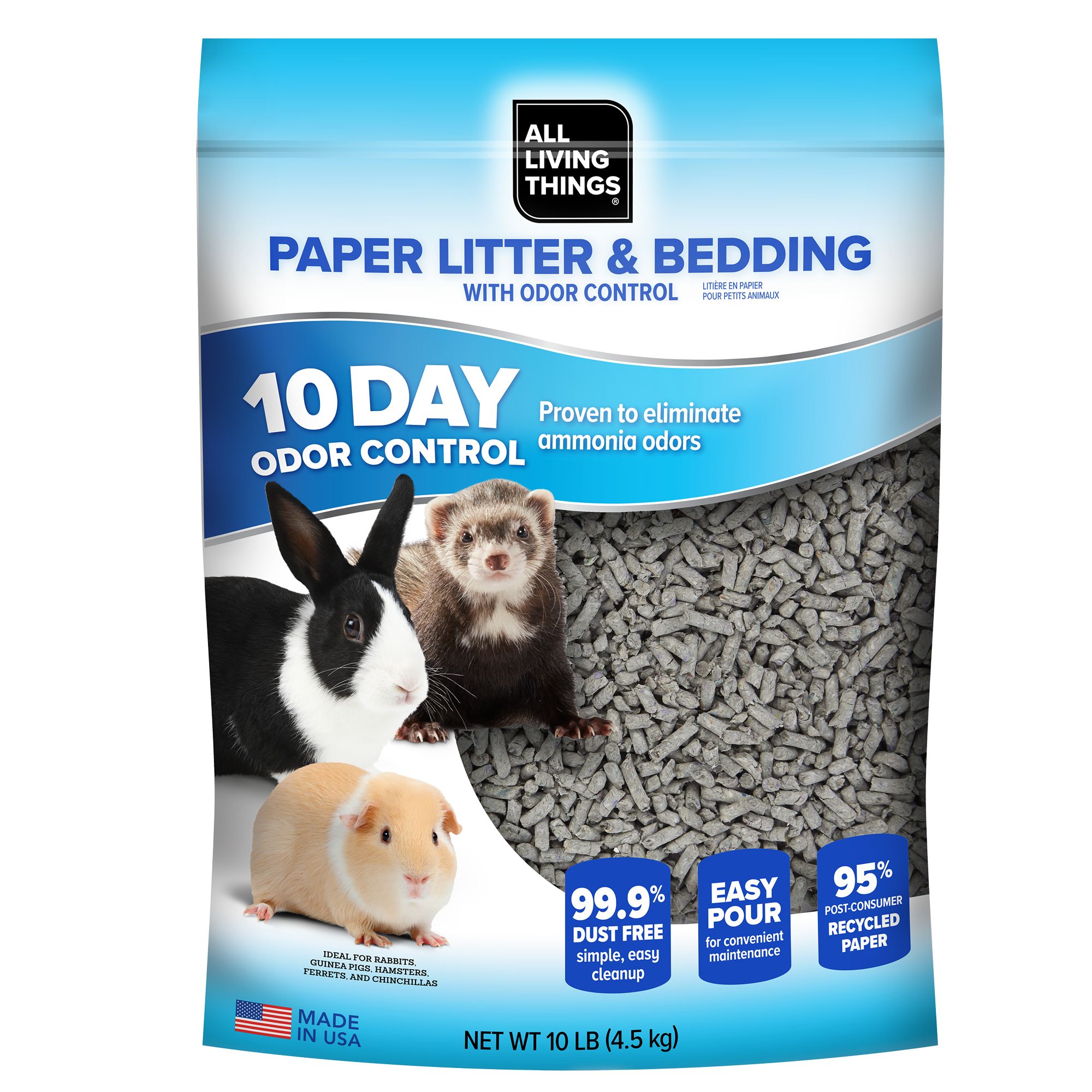 All Living Things® Odor Control Small Pet Paper Litter & Bedding