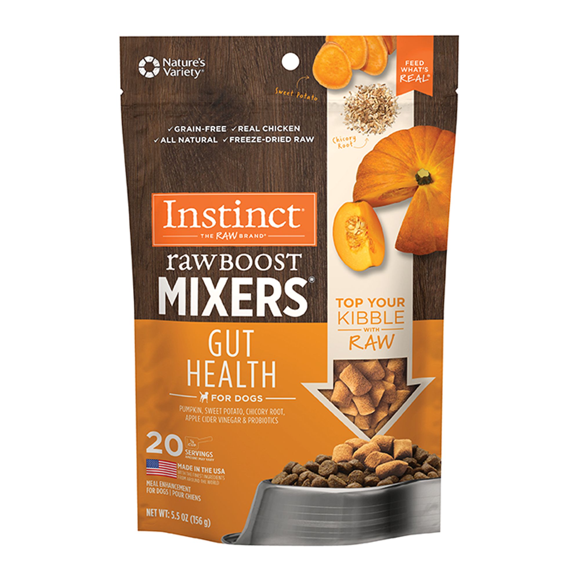 Instinct® RawBoost Mixers Gut Health All Life Stage Dog Food Topper