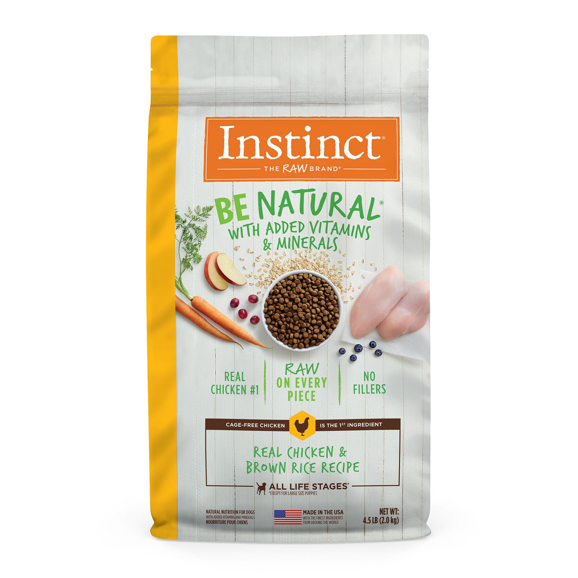 Instinct® Be Natural ™ All Life Stage Dry Raw Dog Food Chicken