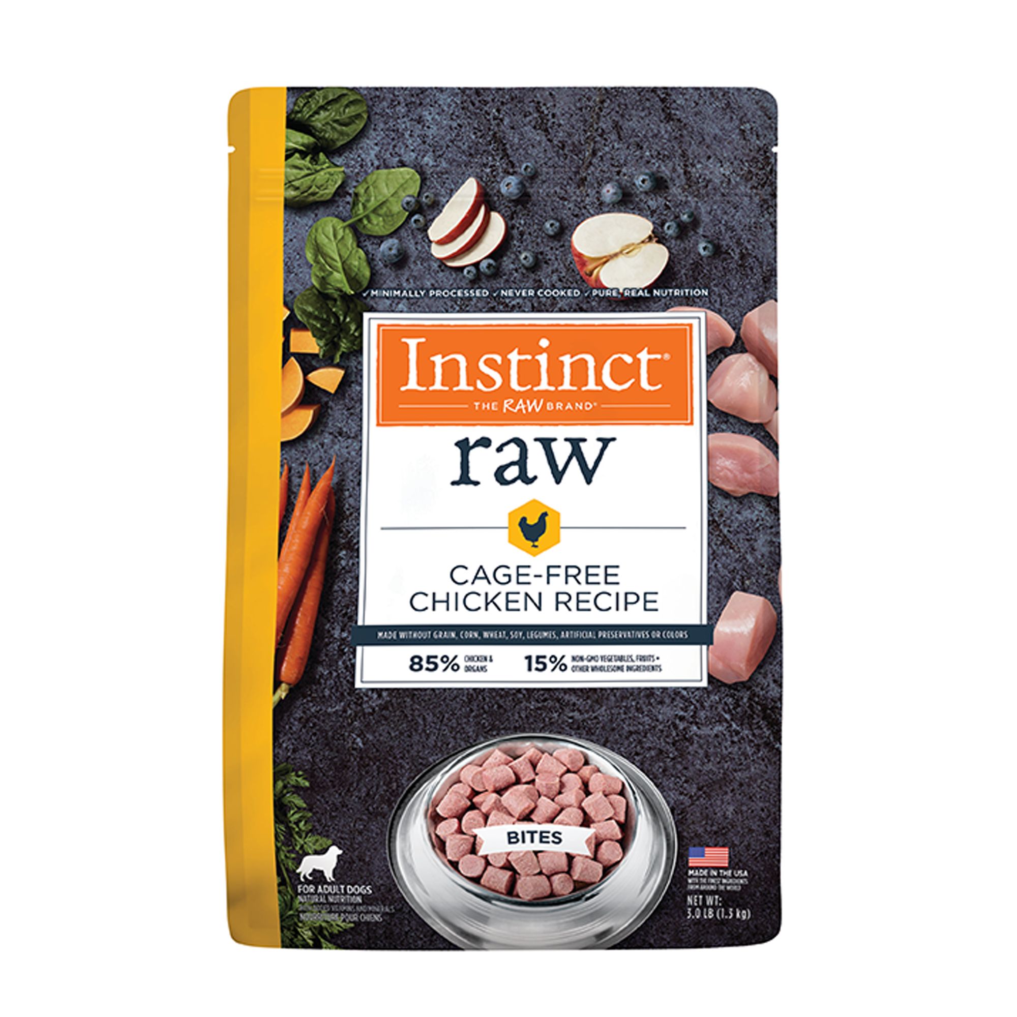 Instinct® Frozen Raw Adult Dog Food Natural, Grain Free, Chicken