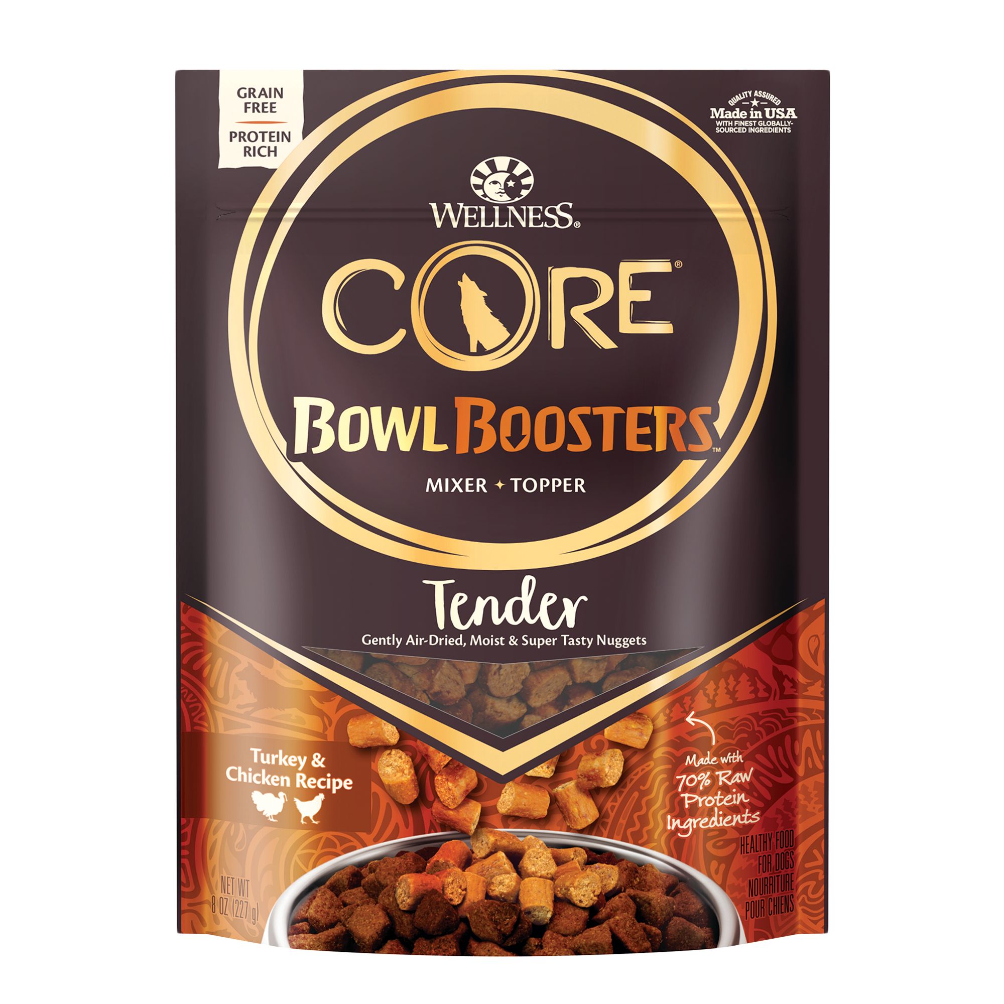 Wellness® CORE® Bowl Booster Tender Dog Food Top Grain Free, Natural dog Canned Food PetSmart