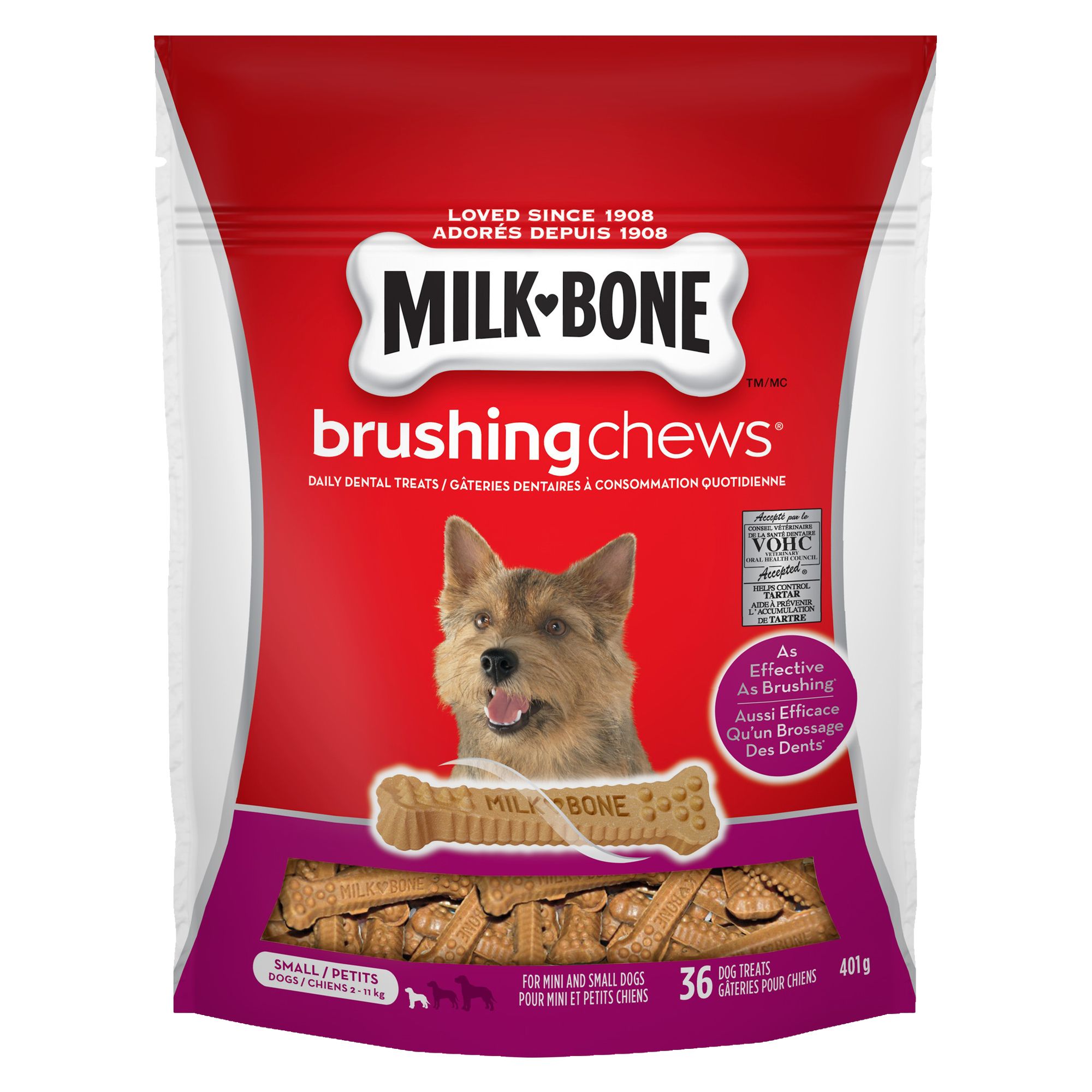 MilkBone® Brushing Chews® Dental Dog Treat dog Dental Treats PetSmart