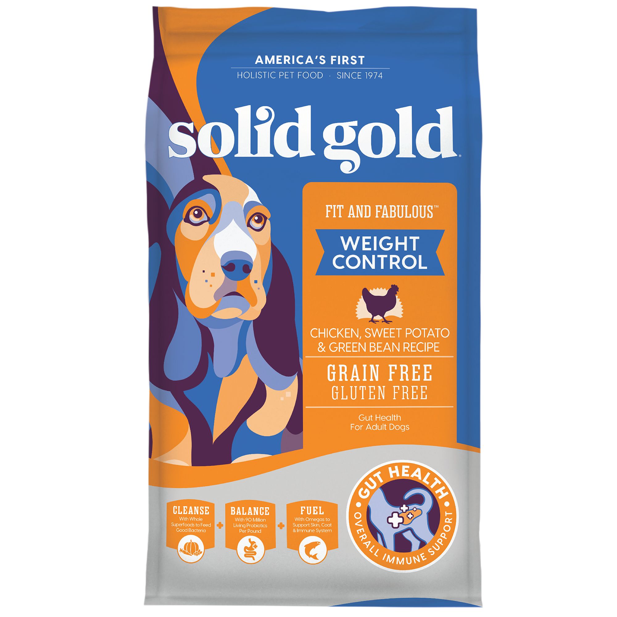 Solid Gold Fit and Fabulous™ Weight Control Adult Dog Food Grain Free