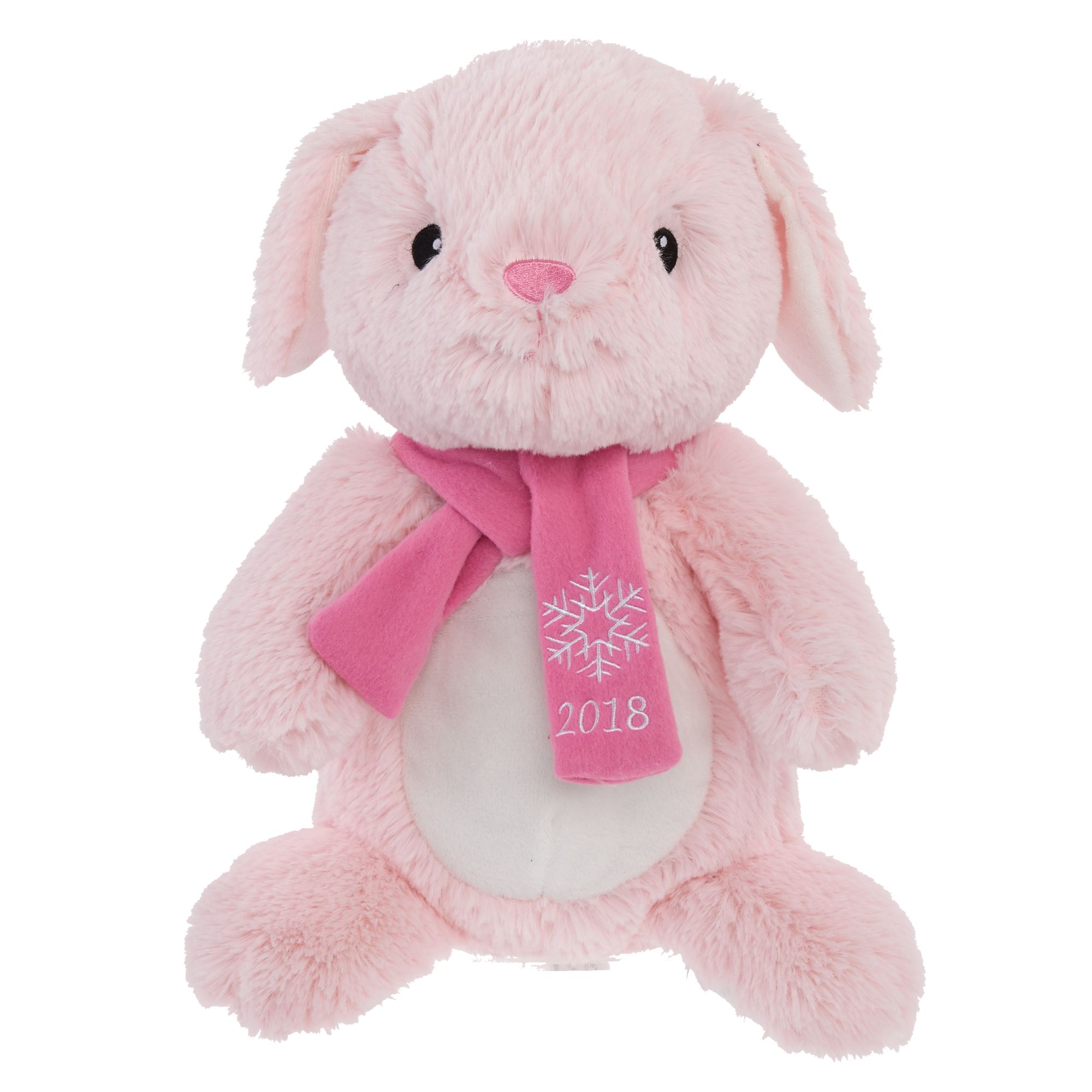 PetSmart Holiday Hope the Rabbit Dog Toy Plush, Squeaker