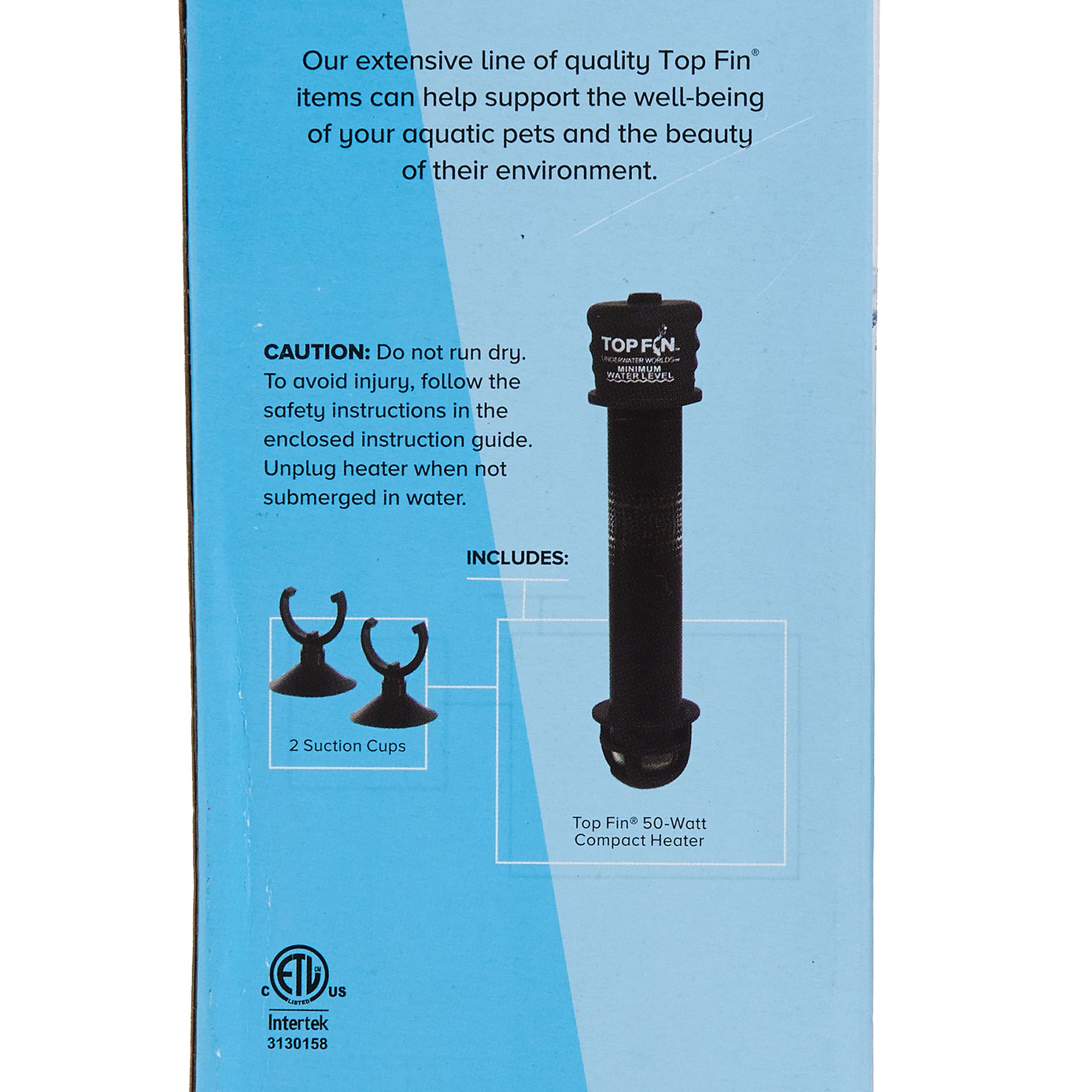 Top Fin 100 Watt Aquarium Heater - Aquarium Views