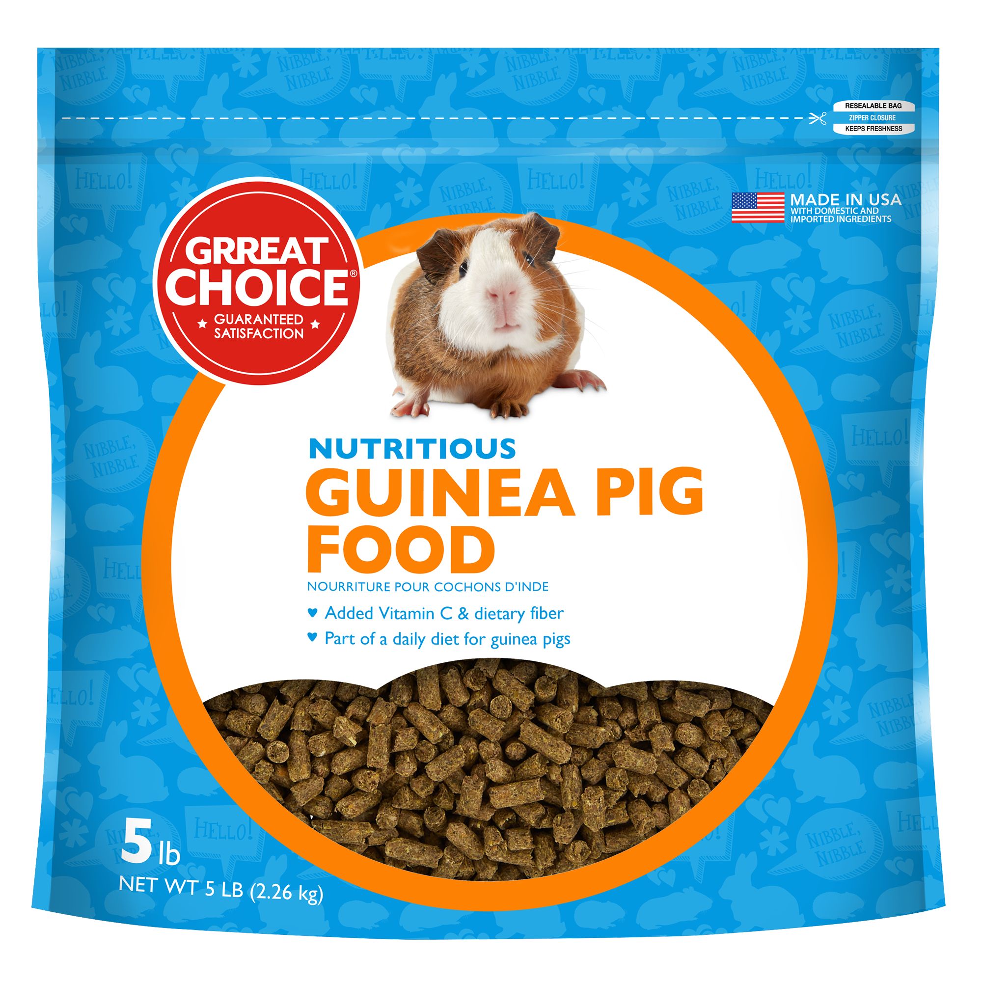 Grreat Choice® Nutritious Guinea Pig Food small pet Food PetSmart