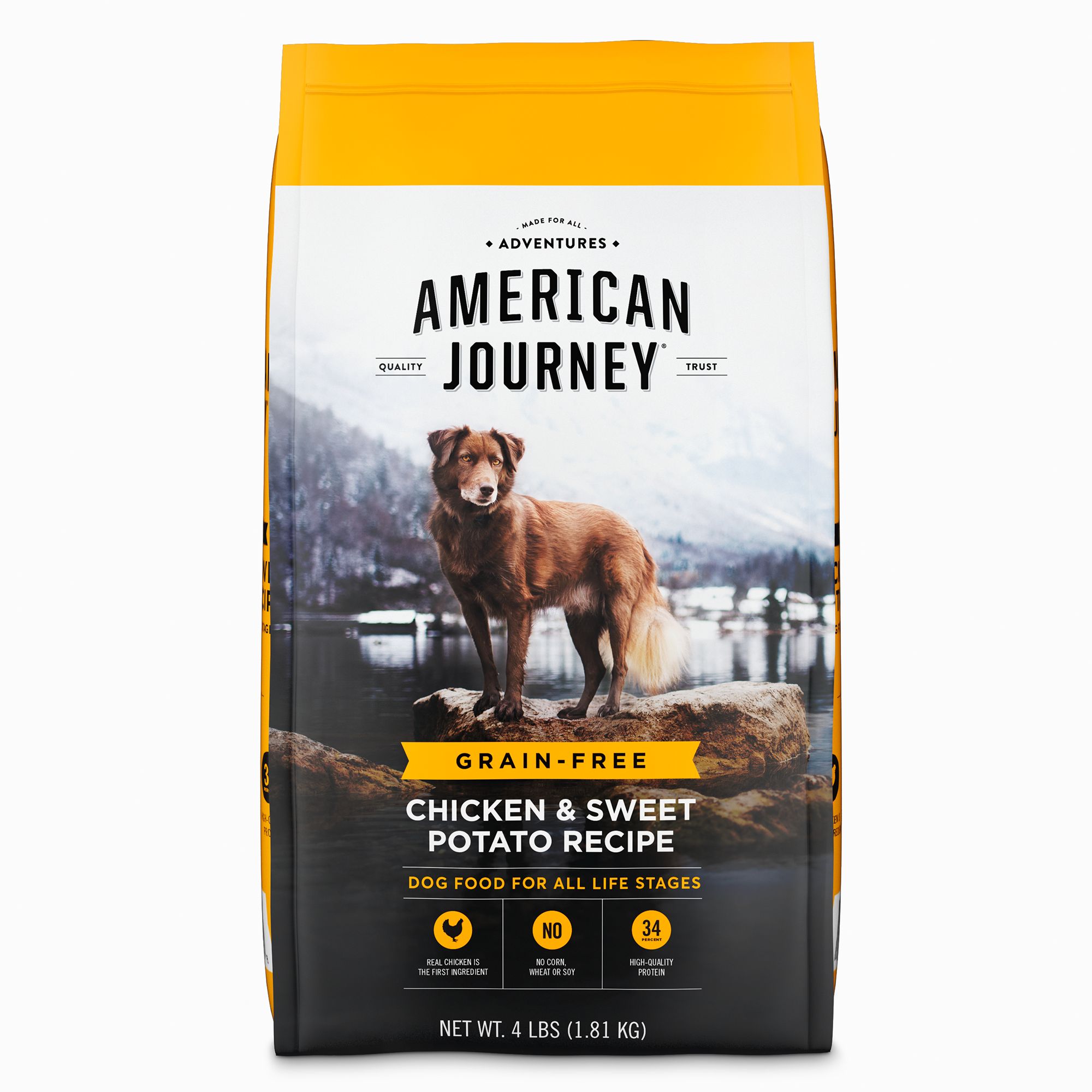 American Journey ™ Dry Dog Food Natural, Grain Free, Chicken & Sweet