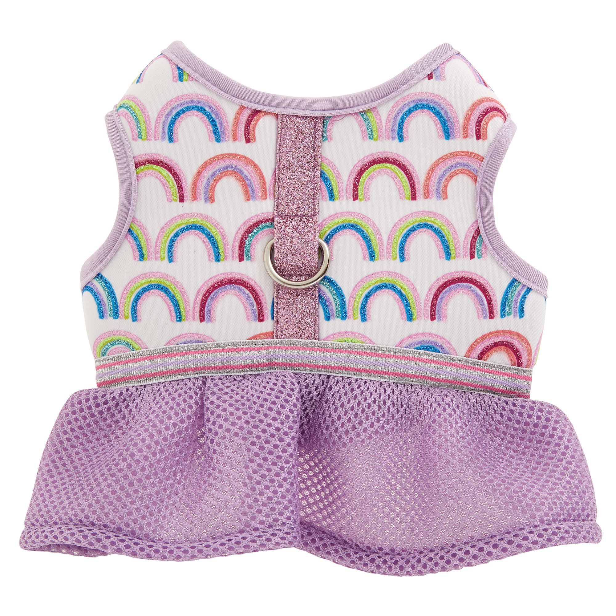 Top Paw® Rainbow Skirt Vest Puppy Dog Harness dog Harnesses PetSmart