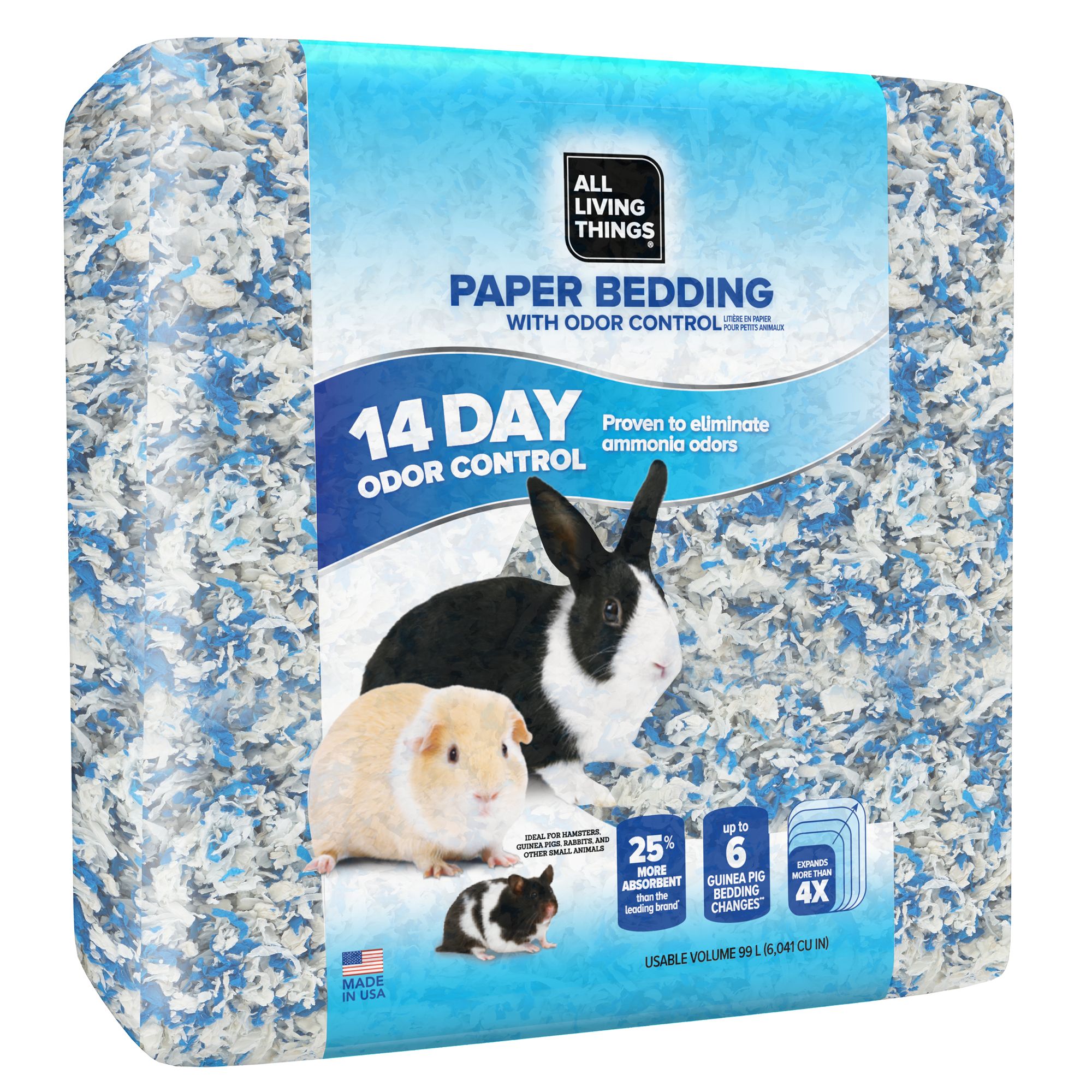 All Living Things Paper Bedding All Living Things&reg; Odor Control Small Pet Paper Bedding small pet