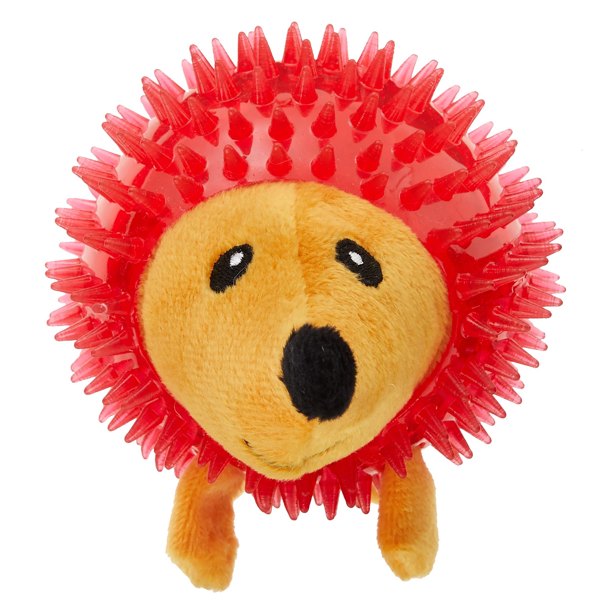 Top Paw® Spiked Hedgehog Dog Toy Plush, Squeaker dog Plush Toys