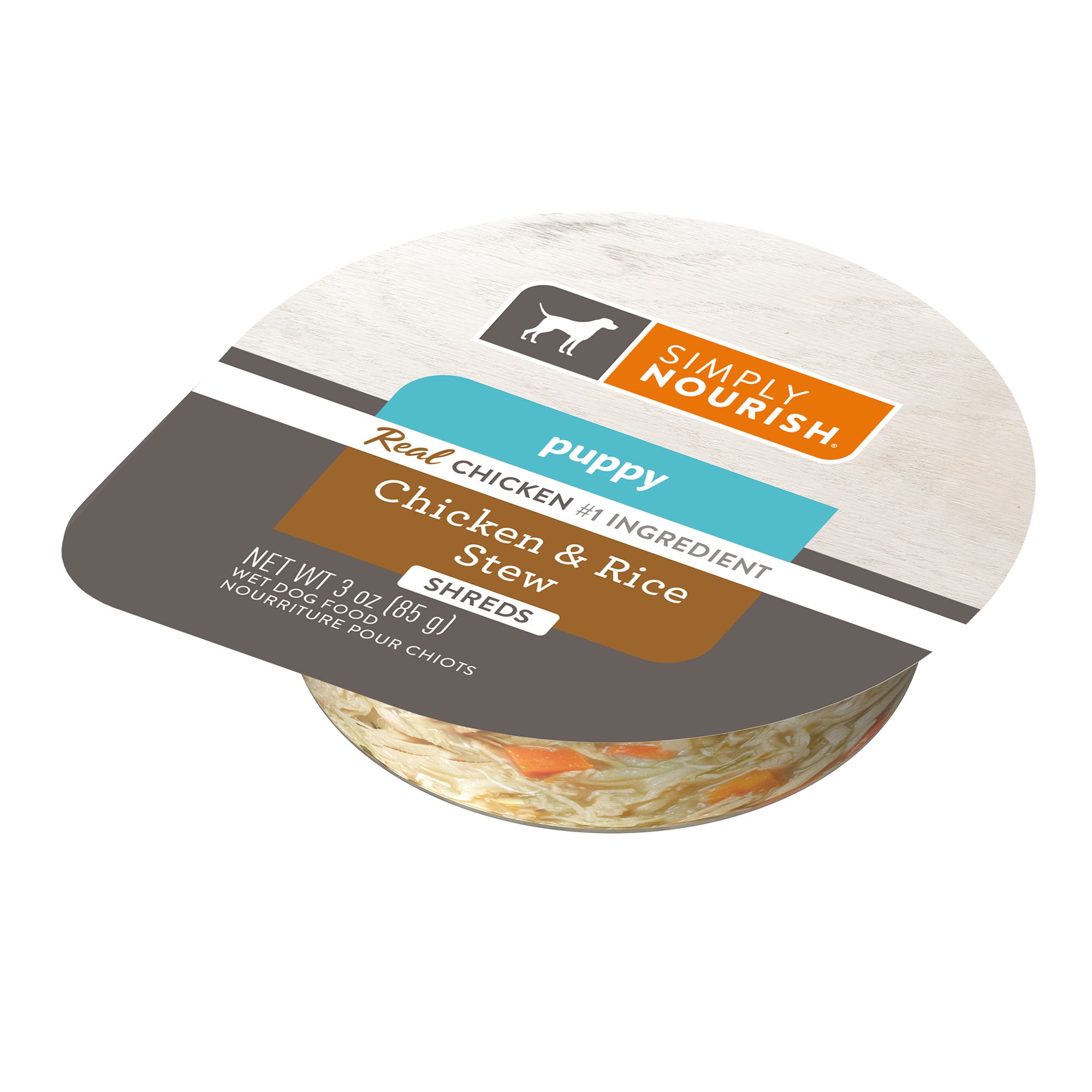 Simply Nourish® Original Puppy Wet Dog Food 3 Oz., Stew dog Canned